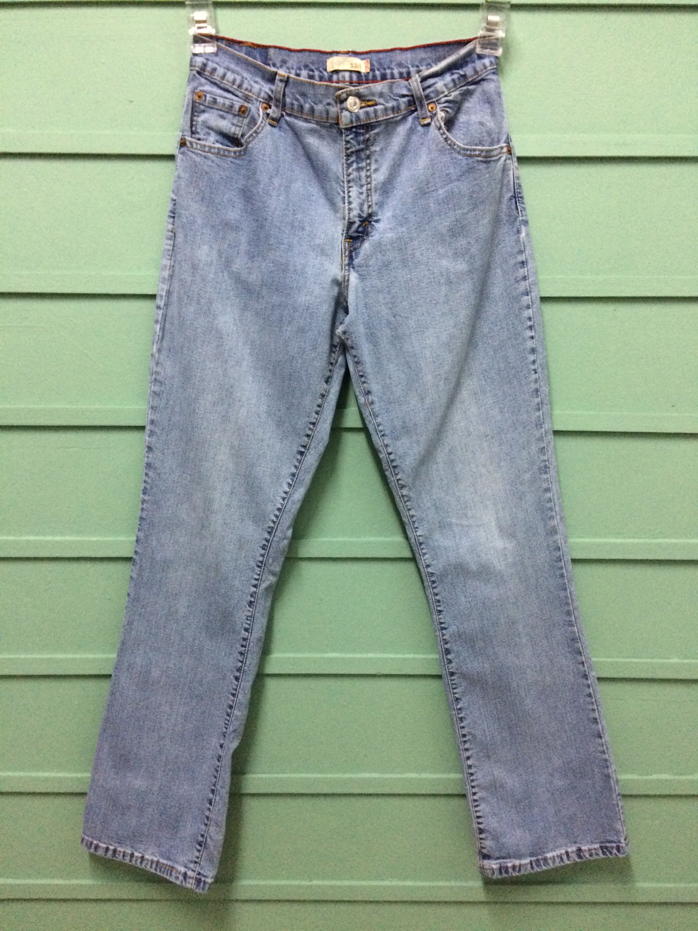 Levi's × Vintage Vintage Distressed Levis 550 Relaxed Bootcut Jeans #B-155 Size US 29 - 2 Thumbnail