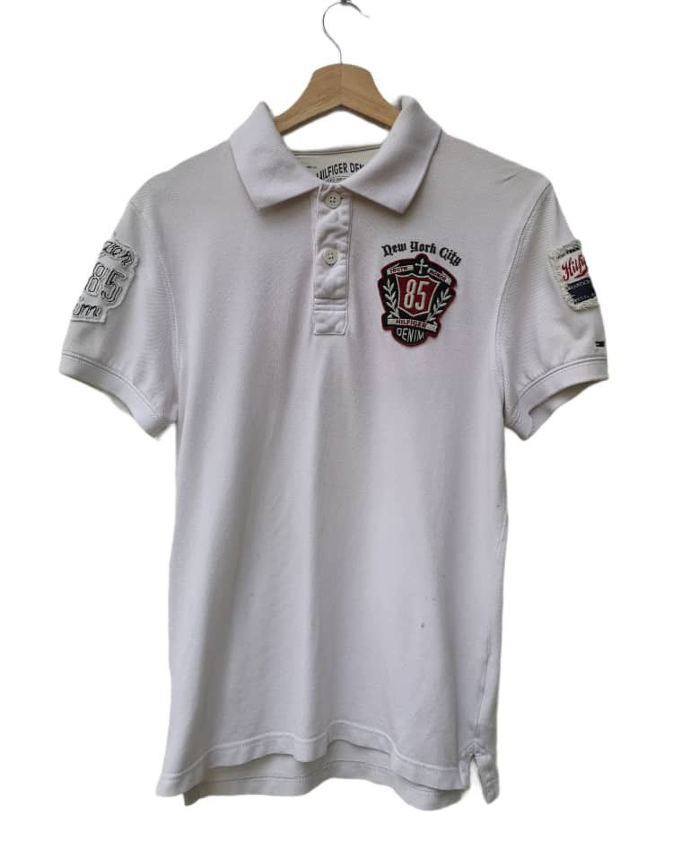 Tommy Hilfiger Tommy Hilfiger Polo Shirt Embroidered Number Size US S / EU 44-46 / 1 - 1 Thumbnail