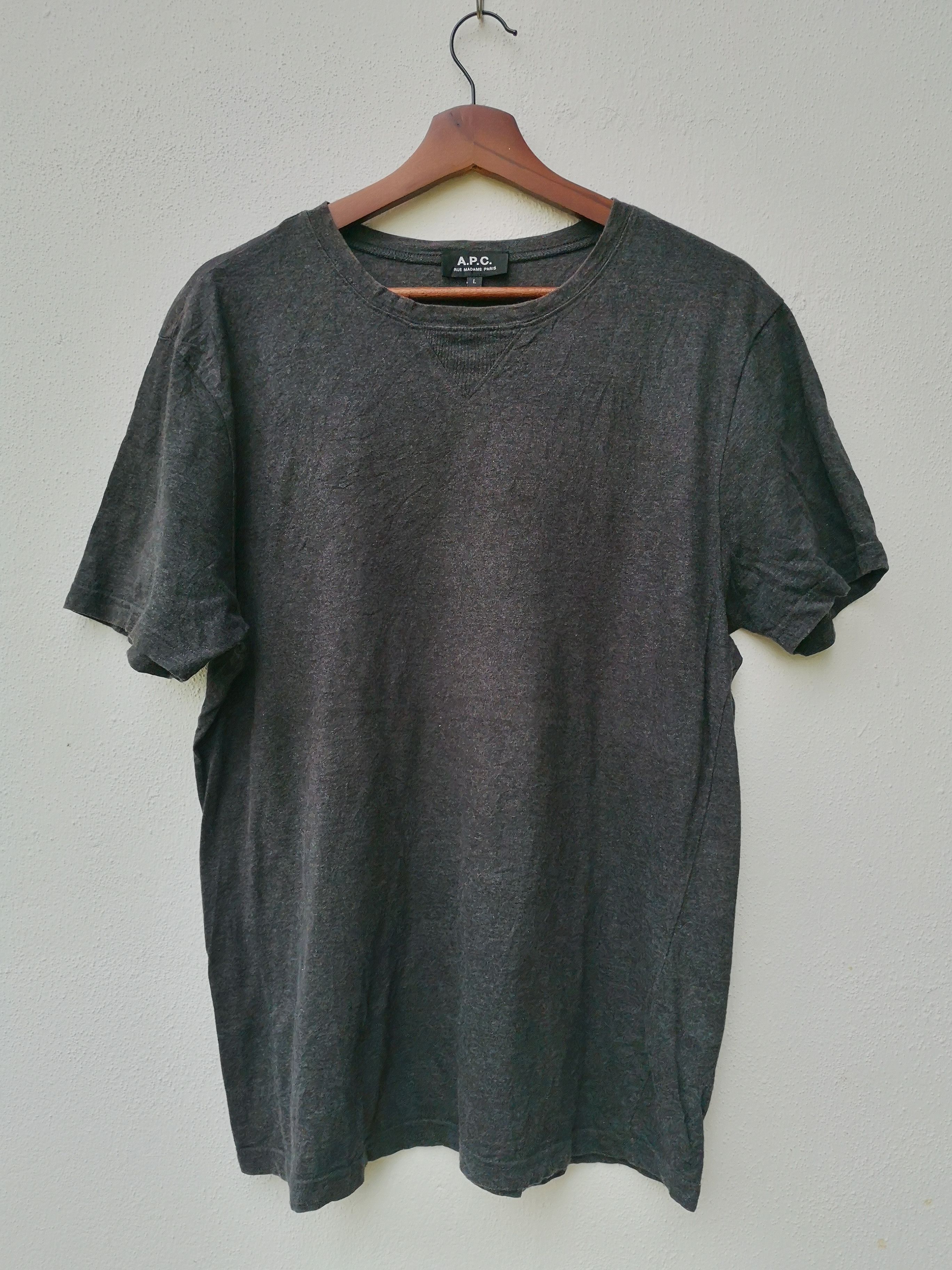 image of A P C A. P. C Tshirt in Black, Men's (Size Large)