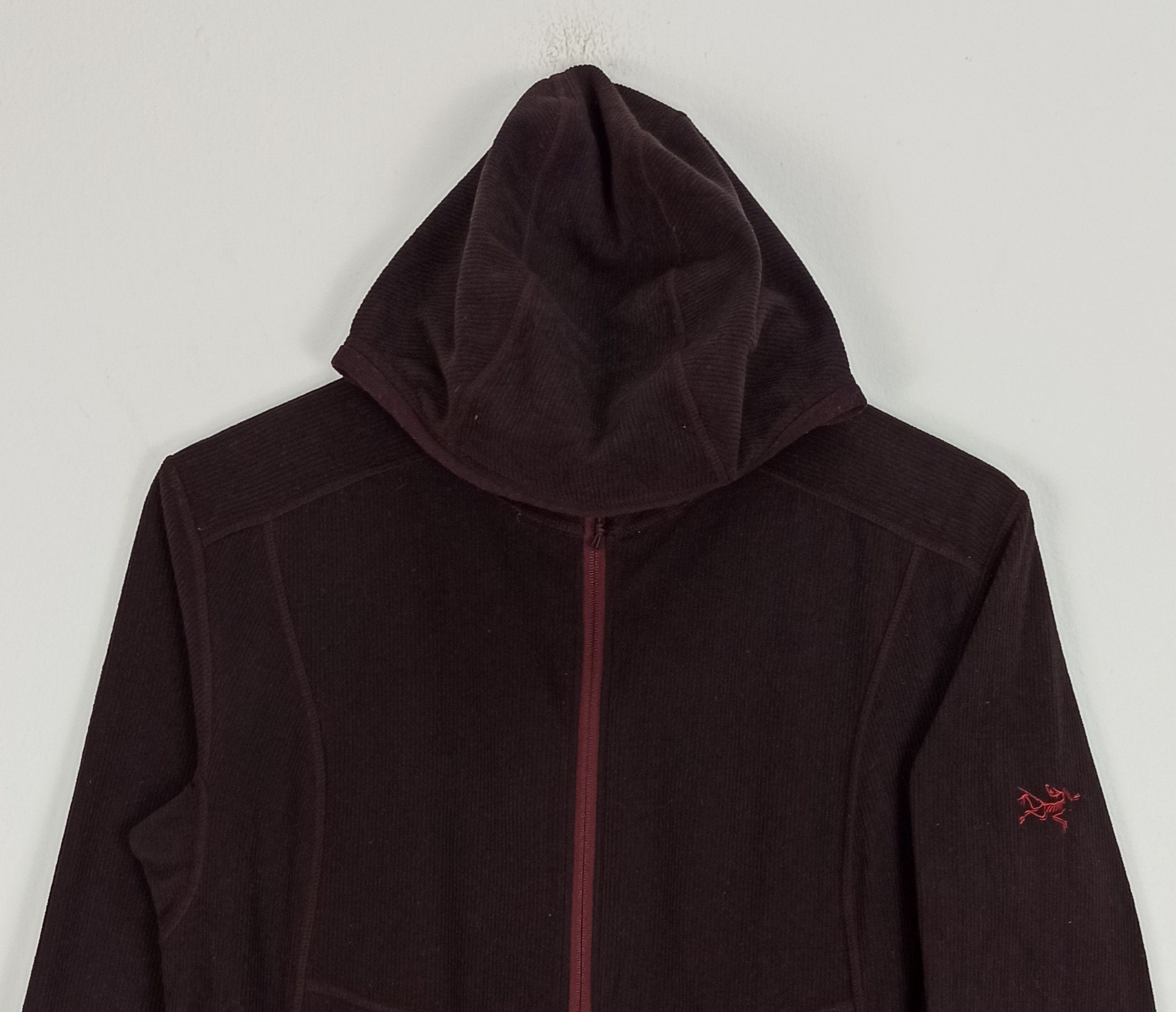 Arc'teryx Arc'teryx Kyanite Fleece Hoodie Burgundy Polartec Techwear Size M / US 6-8 / IT 42-44 - 3 Thumbnail