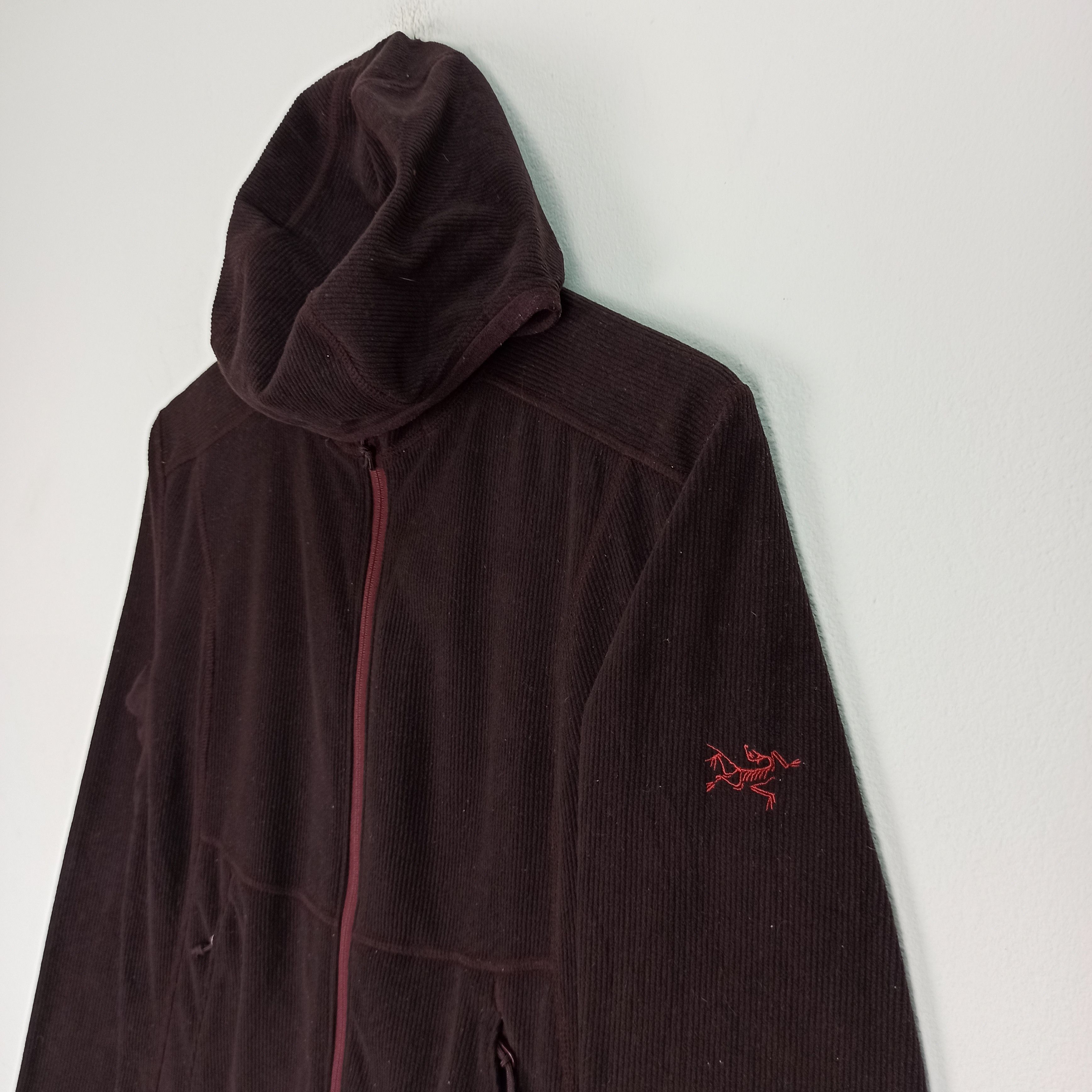 Arc'teryx Arc'teryx Kyanite Fleece Hoodie Burgundy Polartec Techwear Size M / US 6-8 / IT 42-44 - 2 Thumbnail