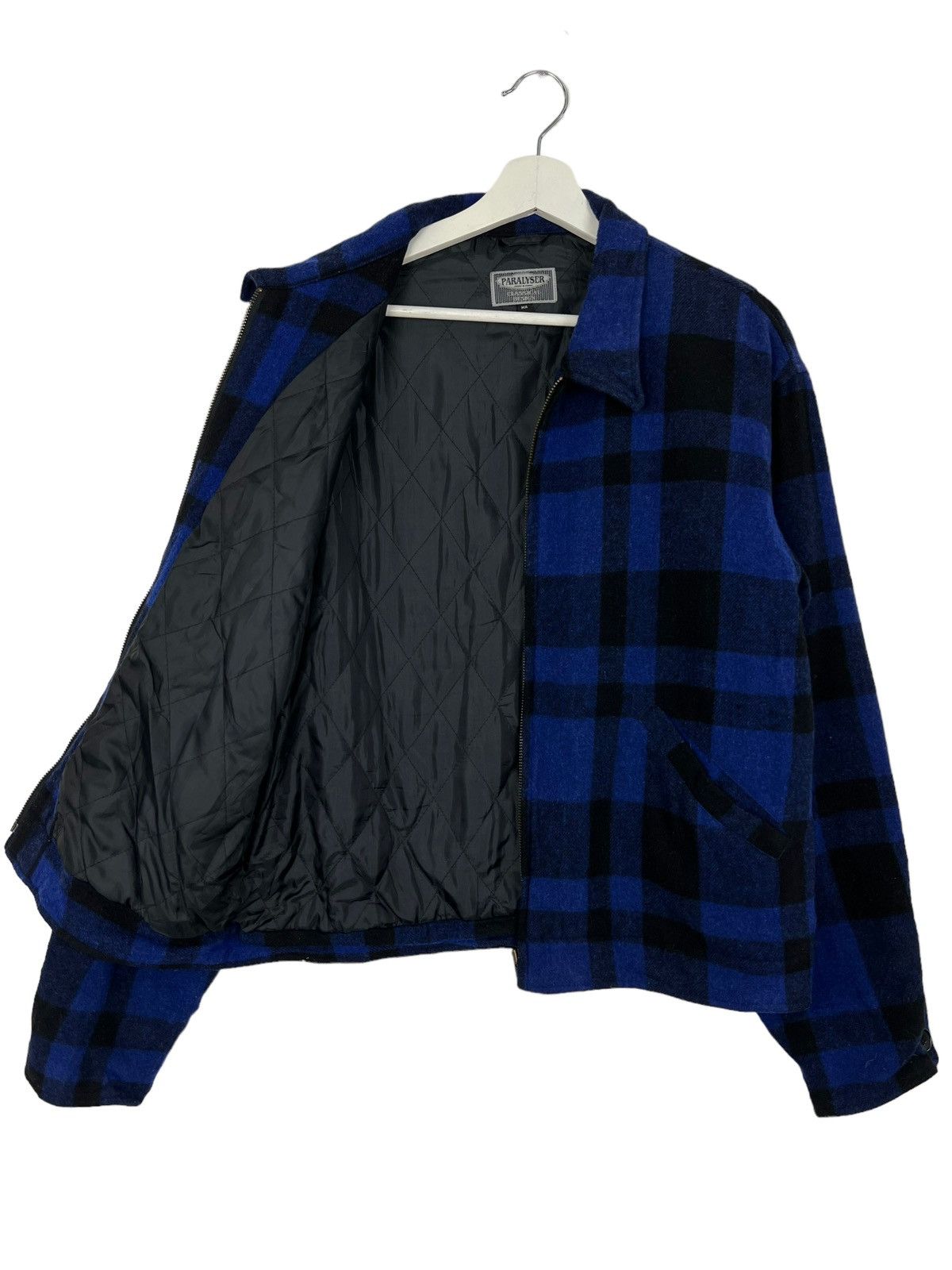 Japanese Brand 🔥 PARALYSEY PLAID WOOL JACKET Size US M / EU 48-50 / 2 - 4 Thumbnail