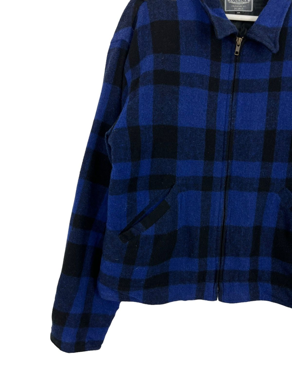 Japanese Brand 🔥 PARALYSEY PLAID WOOL JACKET Size US M / EU 48-50 / 2 - 2 Thumbnail