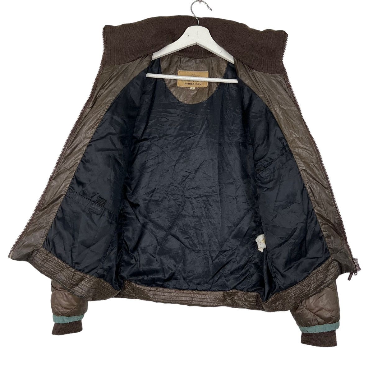 Japanese Brand 🔥 VINTAGE AVIREX USCG RESCUE QUILTED BOMBER JACKET Size US M / EU 48-50 / 2 - 6 Thumbnail