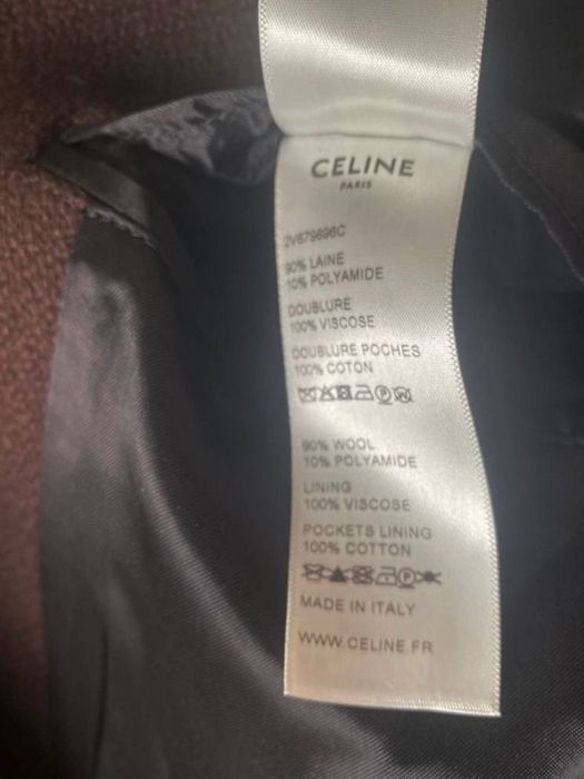 Celine GRAIL! Celine Varsity Bomber Jacket In Brown | Grailed