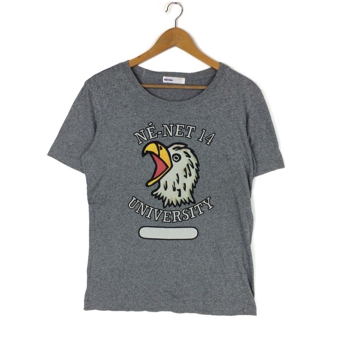 Issey Miyake × Japanese Brand Issey Miyake Designer Ne-net 14 Eagle University Tshirt Size US M / EU 48-50 / 2 - 1 Thumbnail