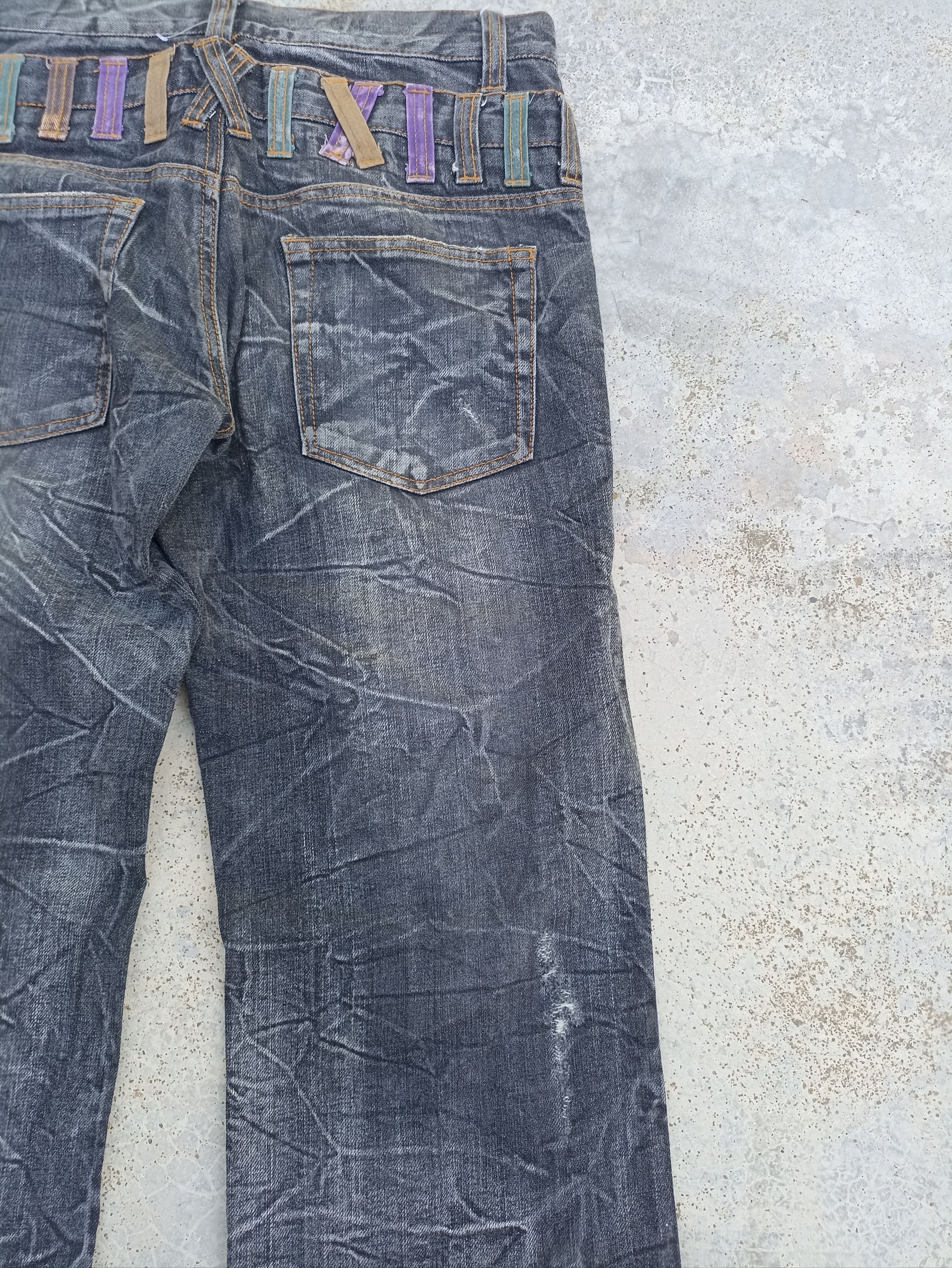 Beauty Beast Nylaus Jeans distressed double waist seditionaries Size US 32 / EU 48 - 8 Thumbnail