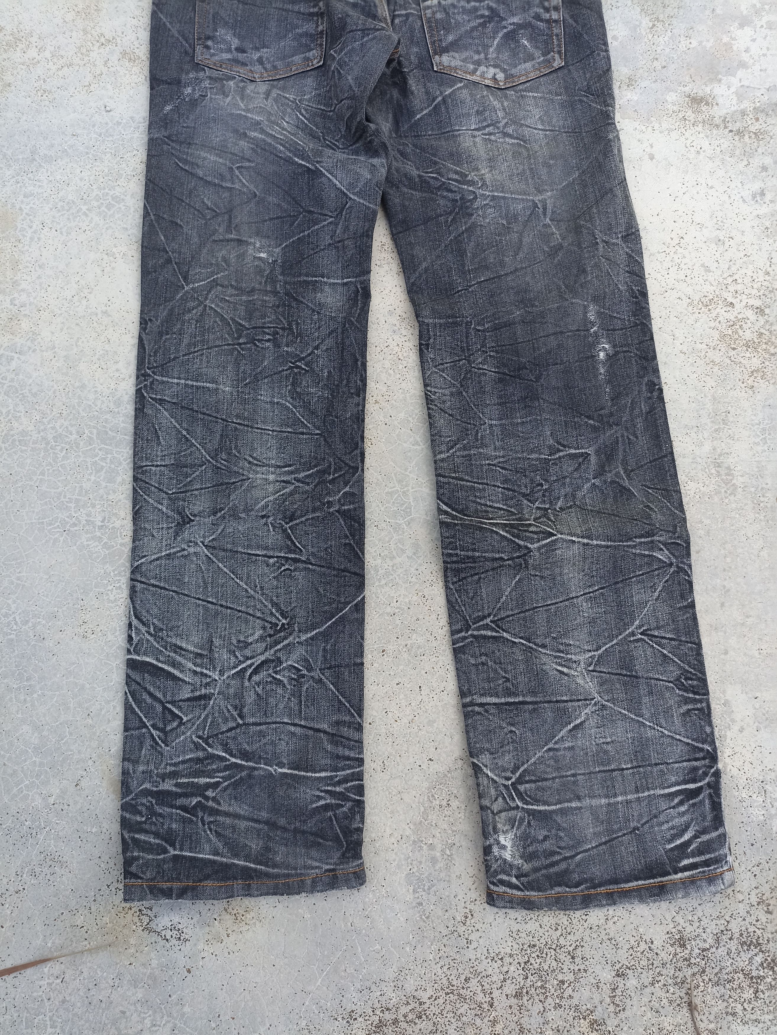 Beauty Beast Nylaus Jeans distressed double waist seditionaries Size US 32 / EU 48 - 6 Thumbnail