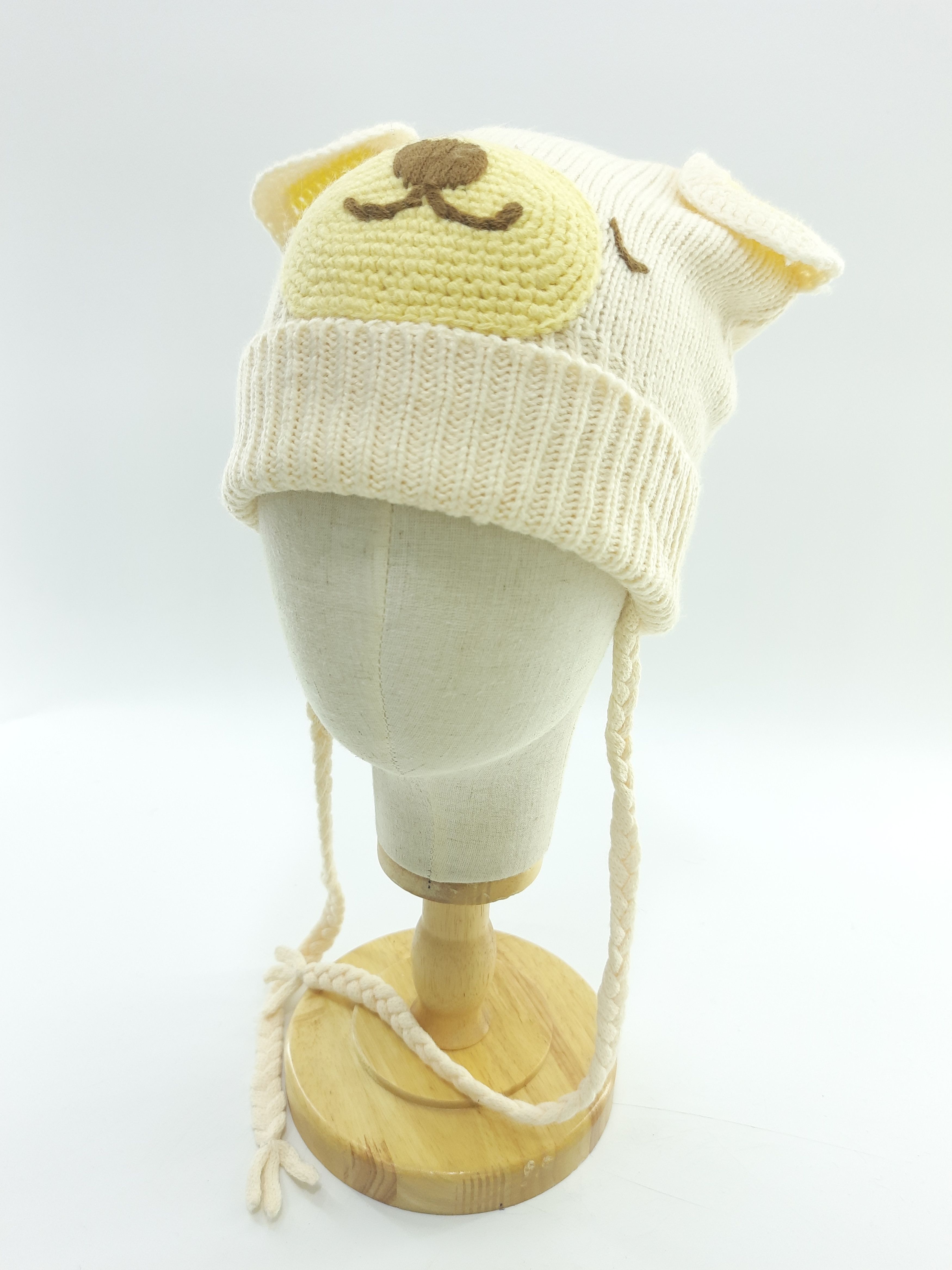 Japanese Brand × Vintage Bear Face Knitted Design Beanie/Snowcap/Cap/Hat = BN140 Size ONE SIZE - 2 Thumbnail