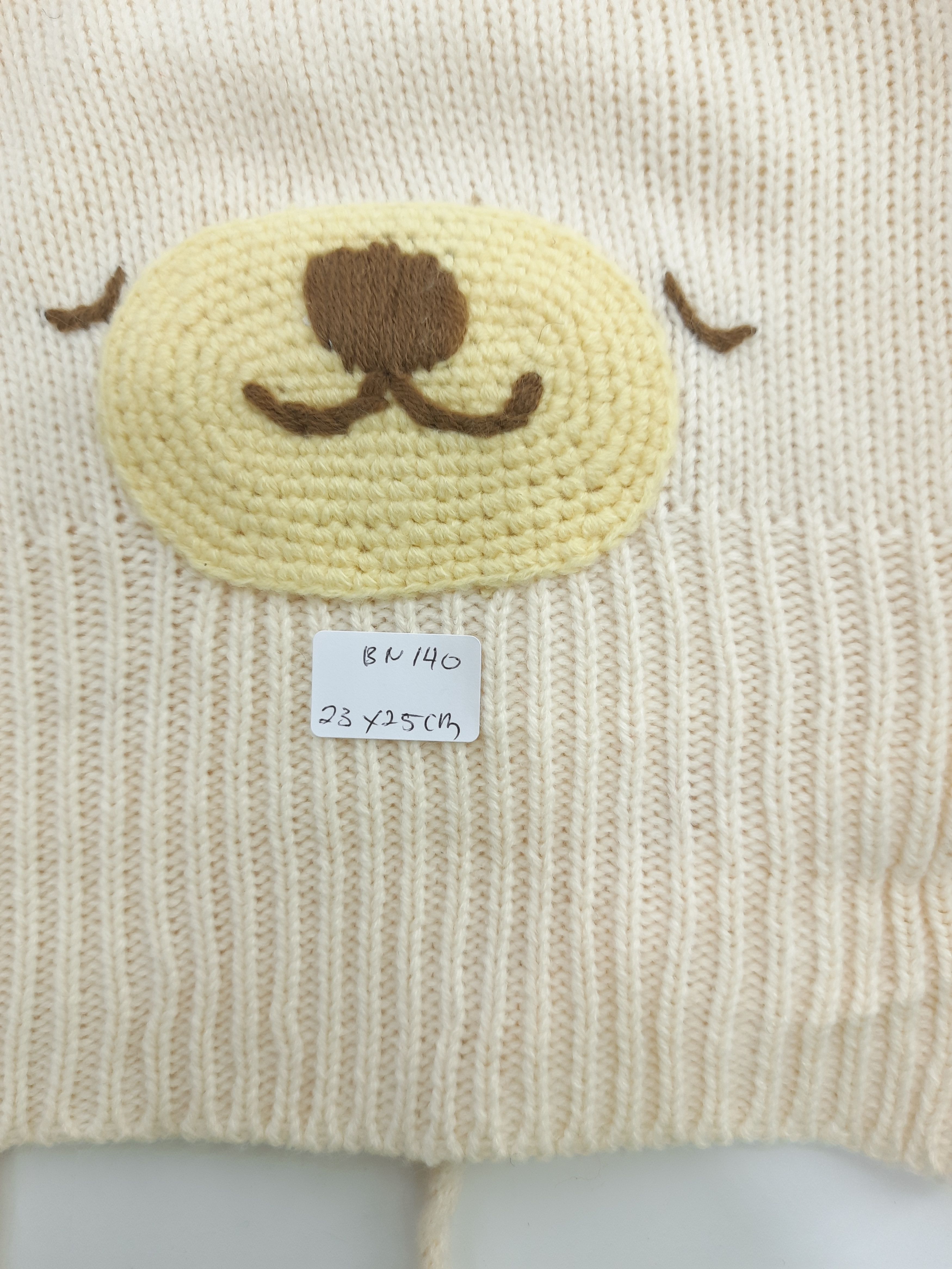 Japanese Brand × Vintage Bear Face Knitted Design Beanie/Snowcap/Cap/Hat = BN140 Size ONE SIZE - 9 Thumbnail