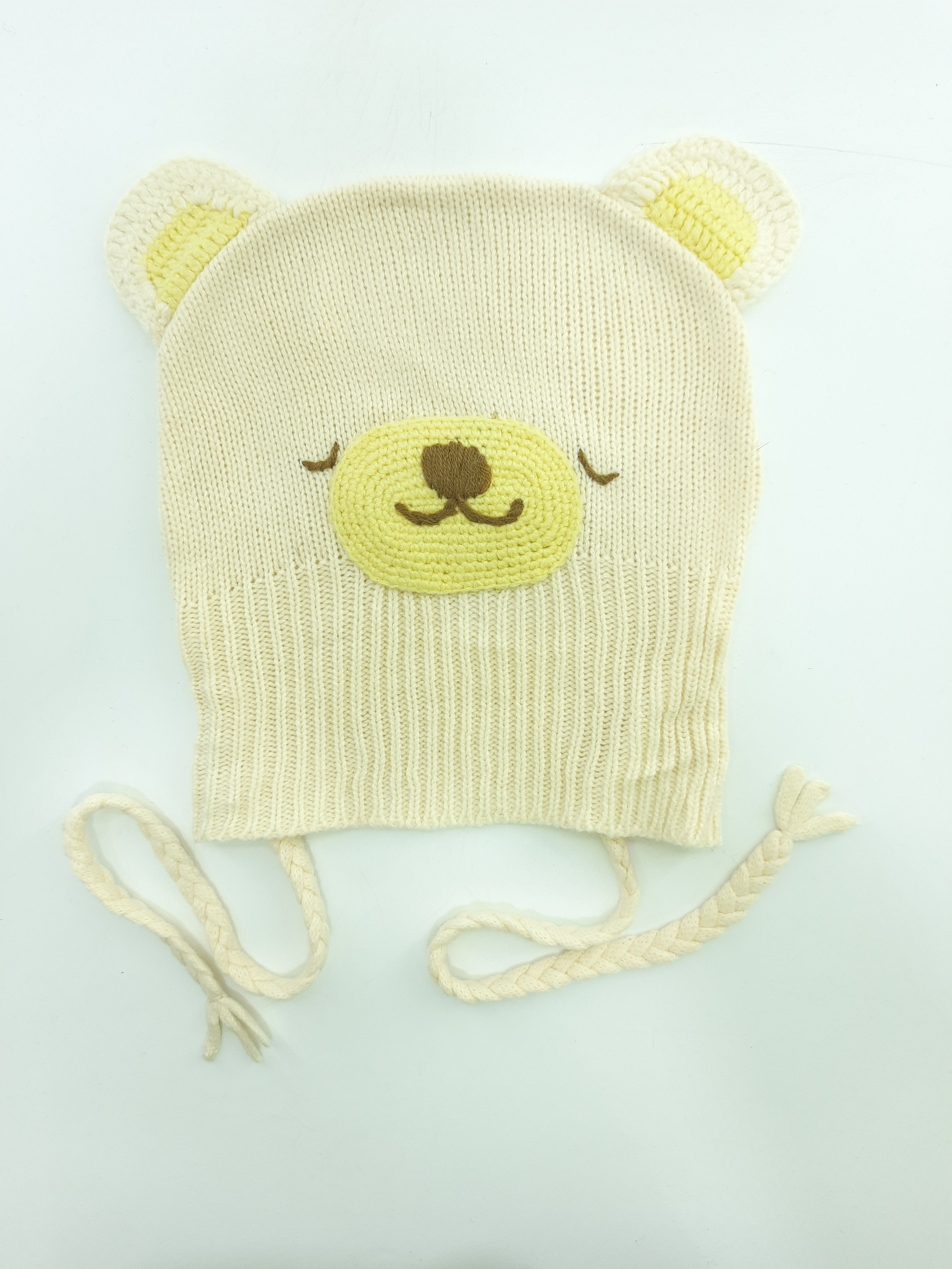 Japanese Brand × Vintage Bear Face Knitted Design Beanie/Snowcap/Cap/Hat = BN140 Size ONE SIZE - 7 Thumbnail