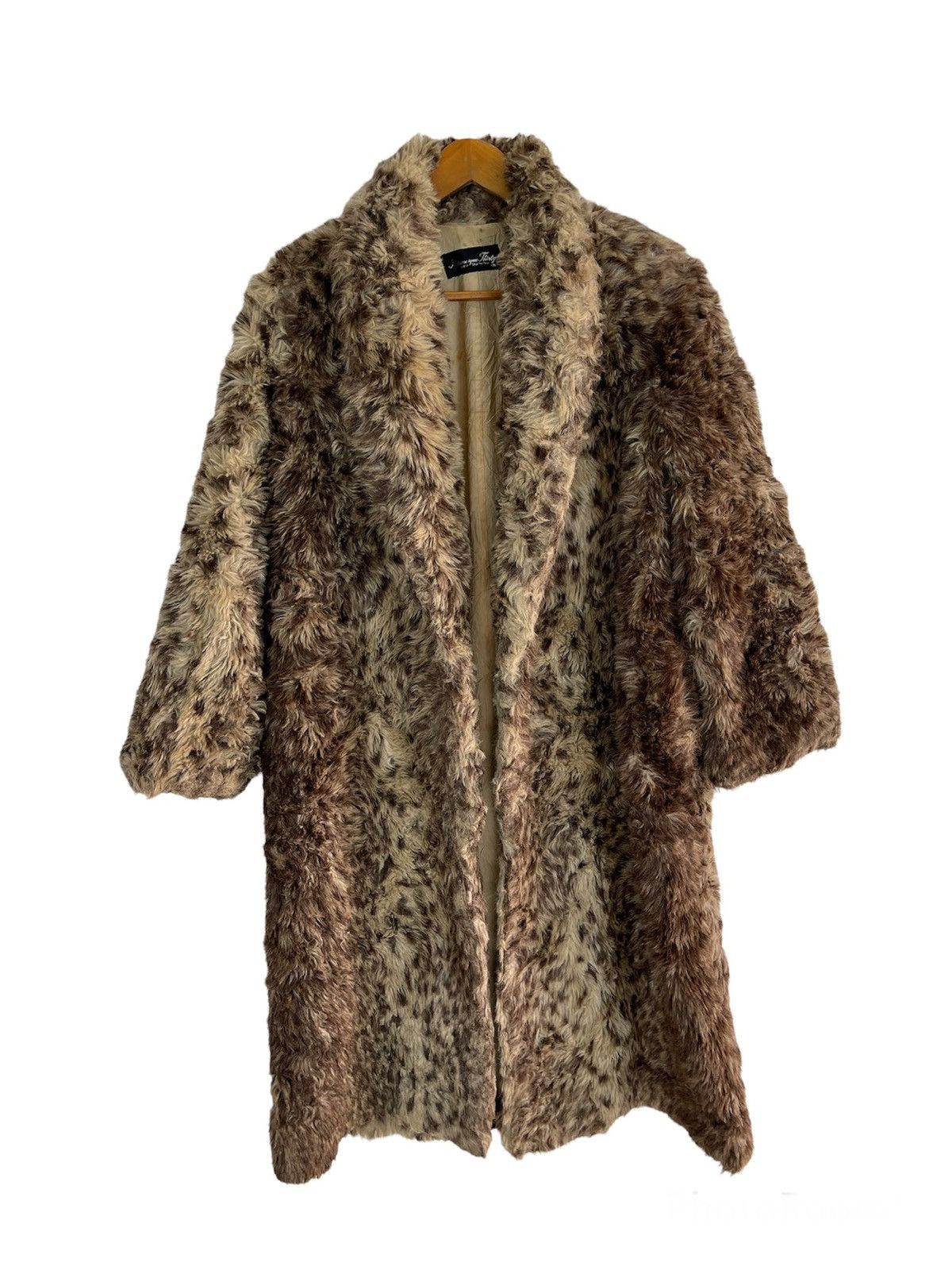 Japanese Brand 🚨DOPE❌VTG 80’s LUXURY MINK FUR LONG COAT LEOPARD Size US L / EU 52-54 / 3 - 4 Thumbnail