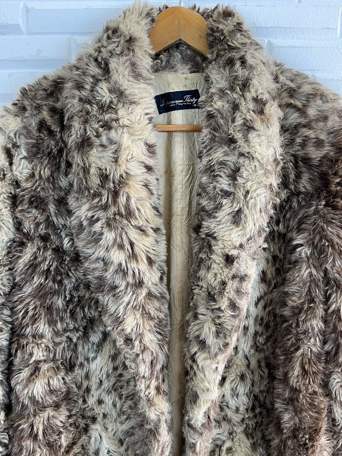 Japanese Brand 🚨DOPE❌VTG 80’s LUXURY MINK FUR LONG COAT LEOPARD Size US L / EU 52-54 / 3 - 3 Thumbnail