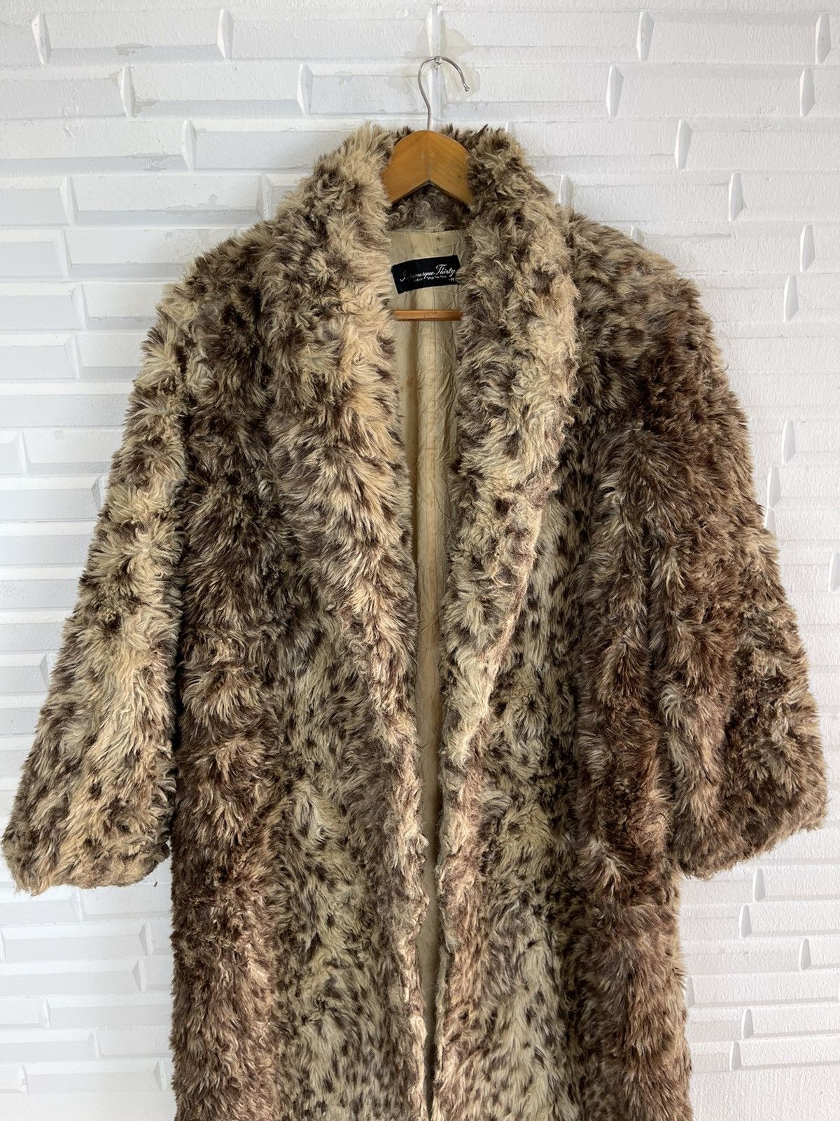 Japanese Brand 🚨DOPE❌VTG 80’s LUXURY MINK FUR LONG COAT LEOPARD Size US L / EU 52-54 / 3 - 2 Thumbnail