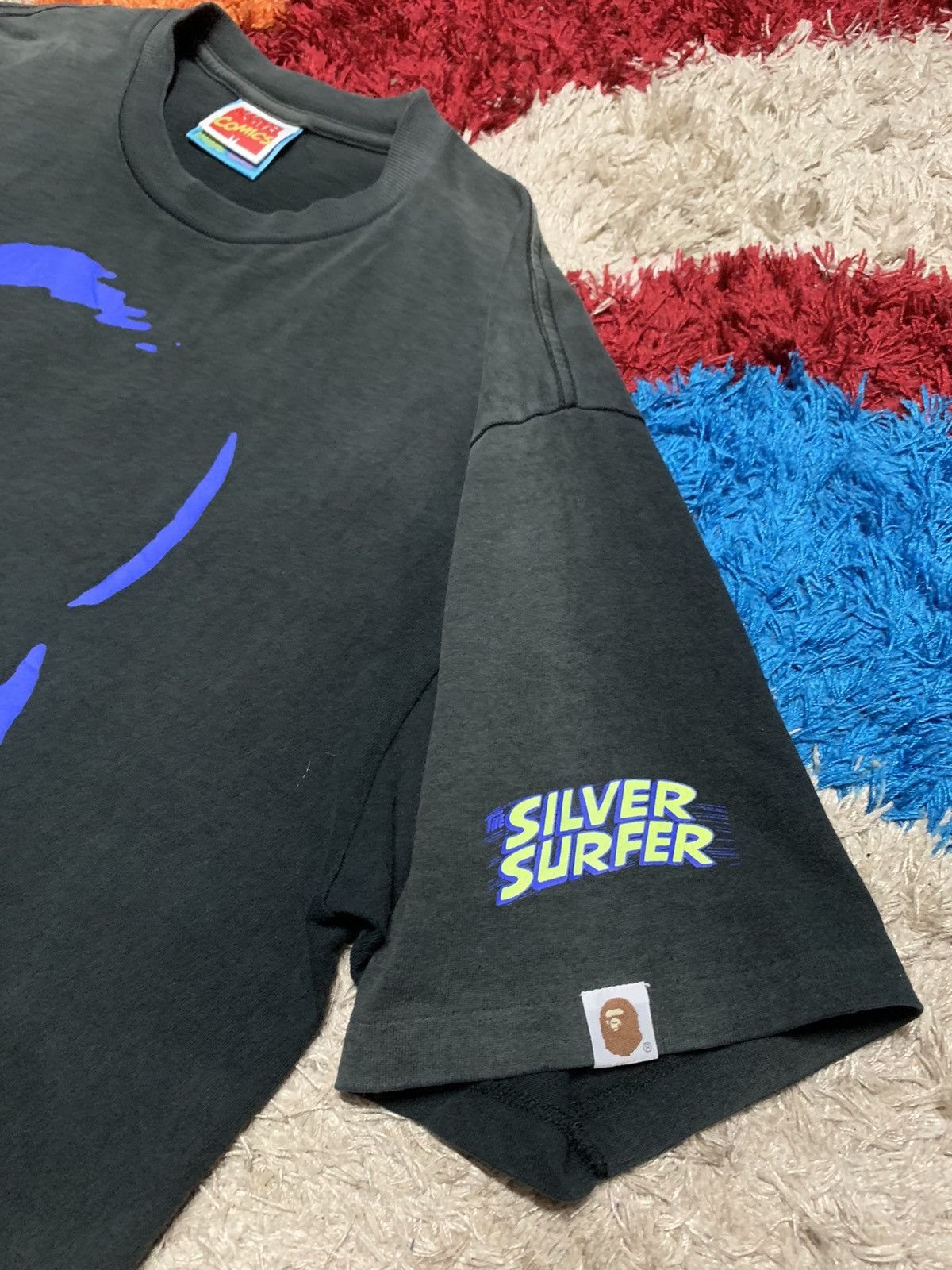 Bape × Marvel Comics BAPE x MARVEL SILVER SURFER TEE Size US L / EU 52-54 / 3 - 5 Thumbnail