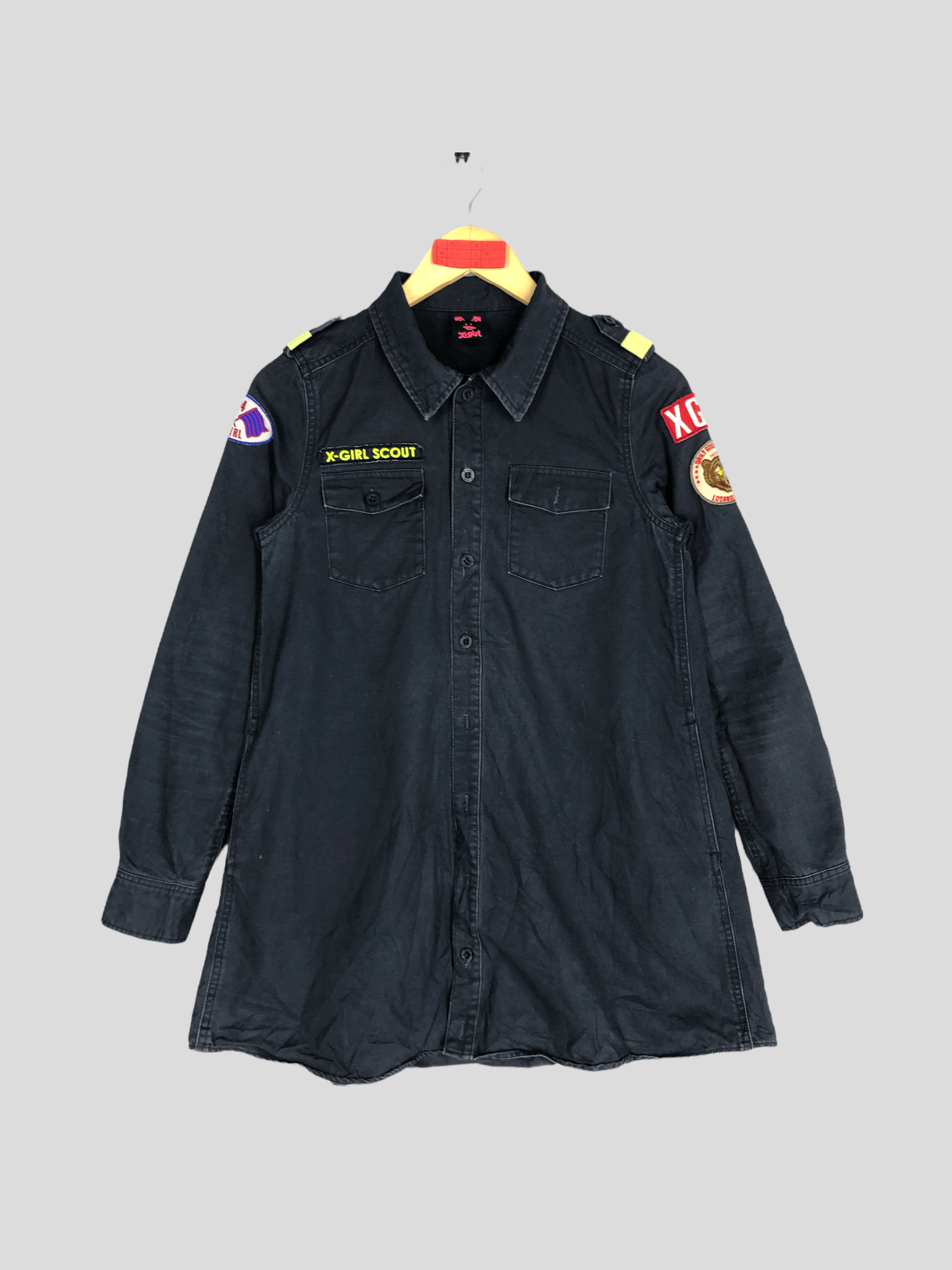 Vintage X-GIRL Double Pocket Casual Jacket