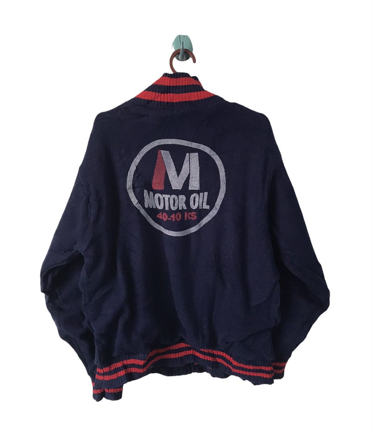 Japanese Brand 💥Steals💥Lock Heaven Reversable Motor Oil Jacket Size US L / EU 52-54 / 3 - 2 Thumbnail