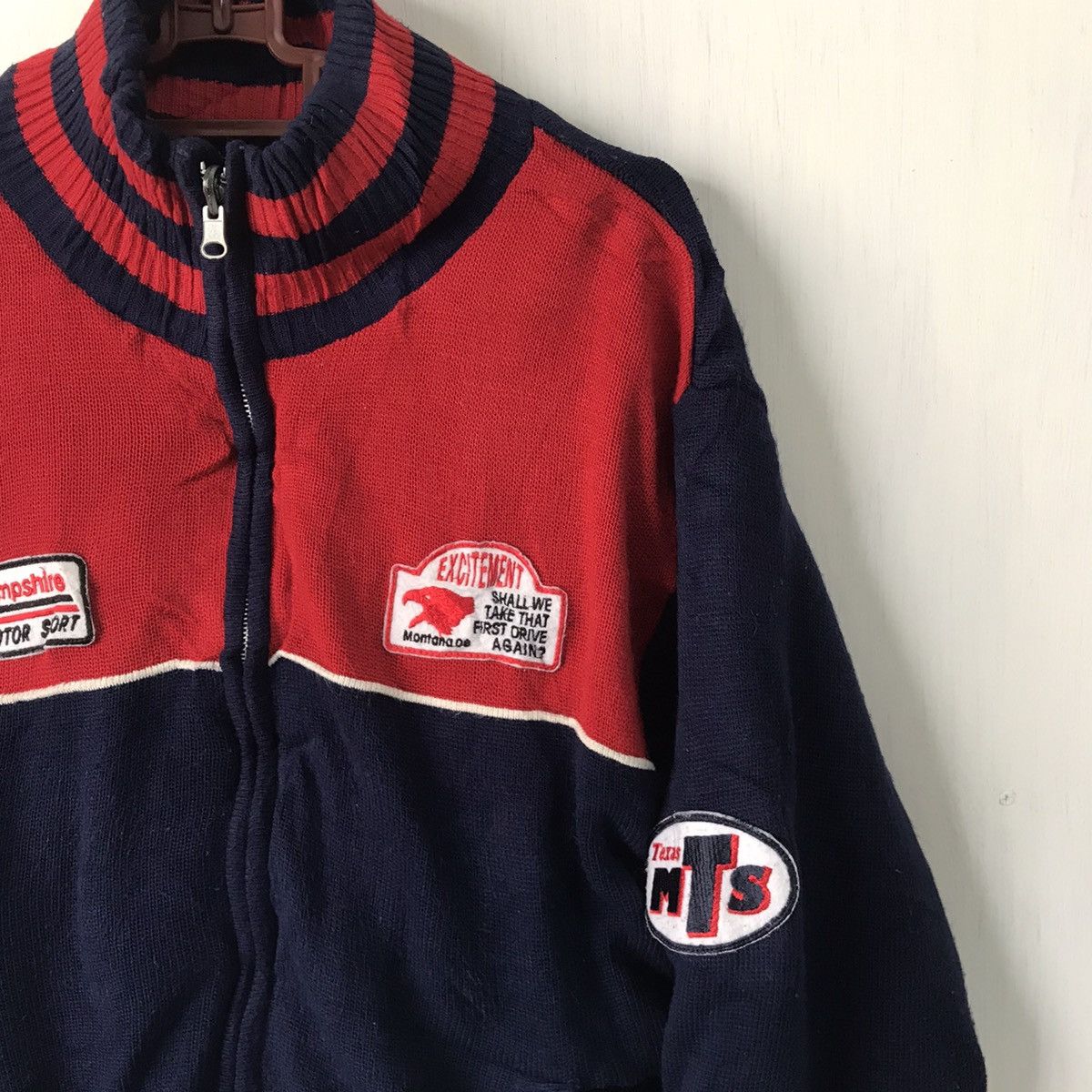 Japanese Brand 💥Steals💥Lock Heaven Reversable Motor Oil Jacket Size US L / EU 52-54 / 3 - 6 Thumbnail