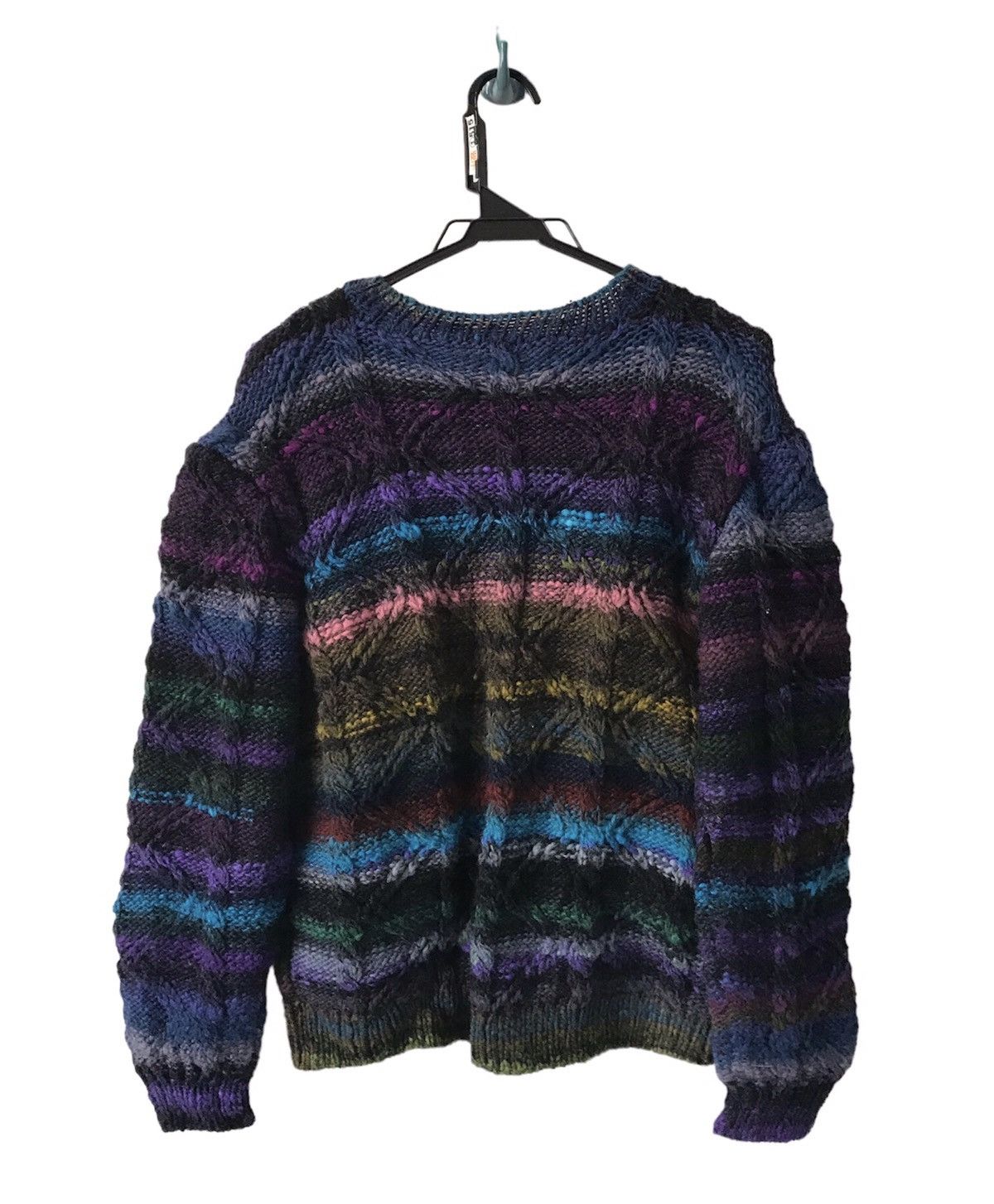 Art Comes First Nice Coloured Cable Knitwear Jumper Coogi Inspired Size US S / EU 44-46 / 1 - 2 Thumbnail