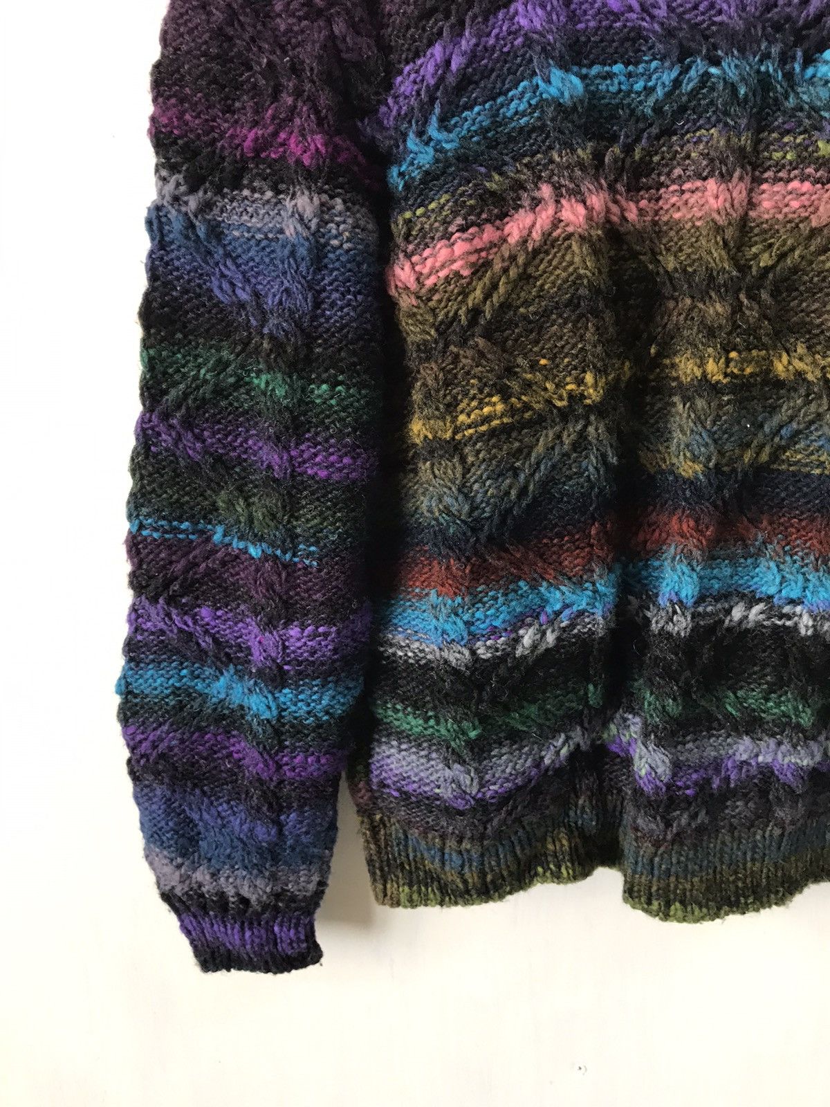 Art Comes First Nice Coloured Cable Knitwear Jumper Coogi Inspired Size US S / EU 44-46 / 1 - 10 Thumbnail