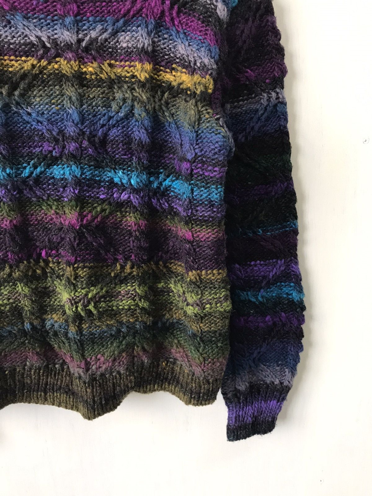 Art Comes First Nice Coloured Cable Knitwear Jumper Coogi Inspired Size US S / EU 44-46 / 1 - 5 Thumbnail
