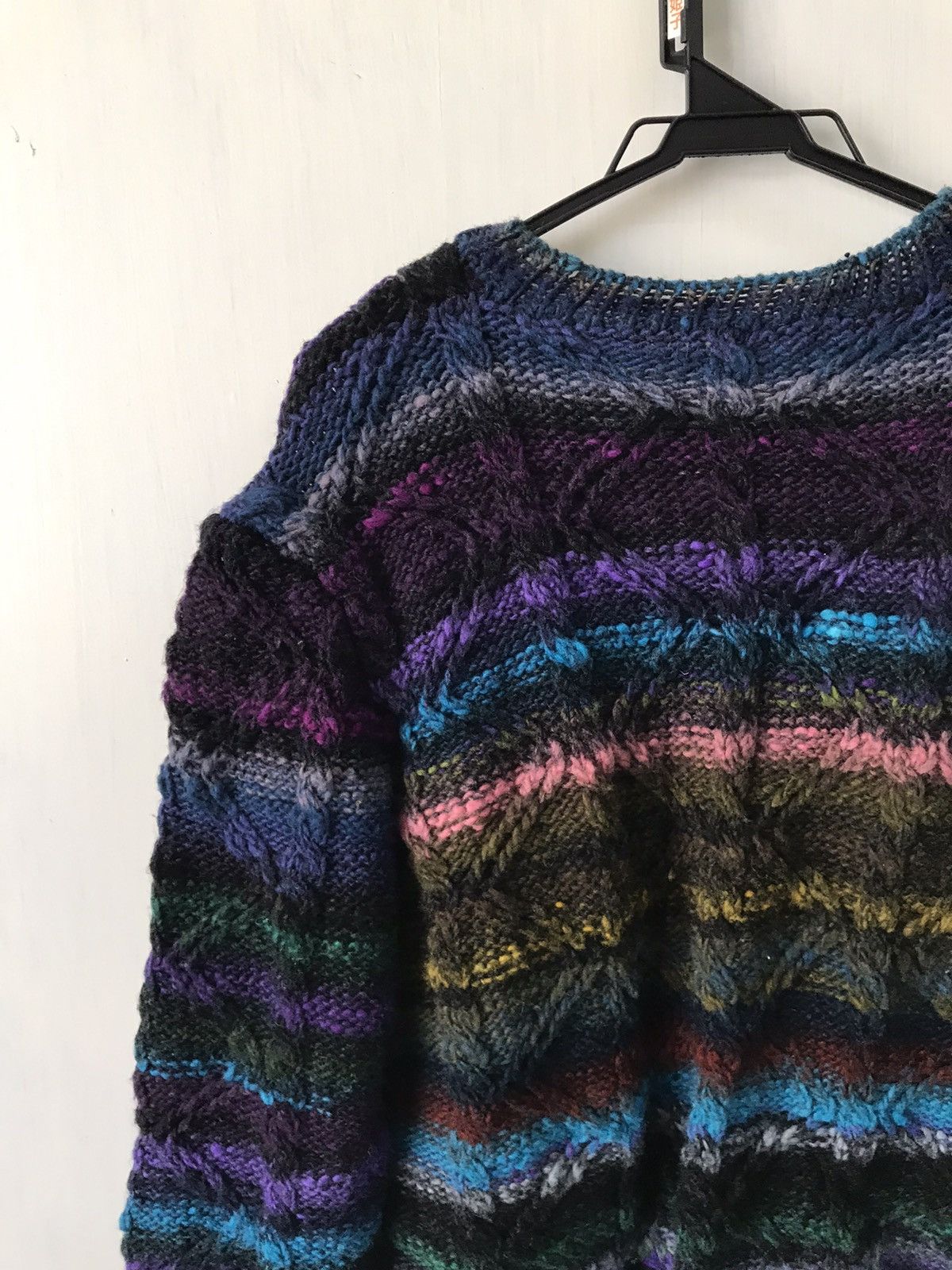 Art Comes First Nice Coloured Cable Knitwear Jumper Coogi Inspired Size US S / EU 44-46 / 1 - 7 Thumbnail