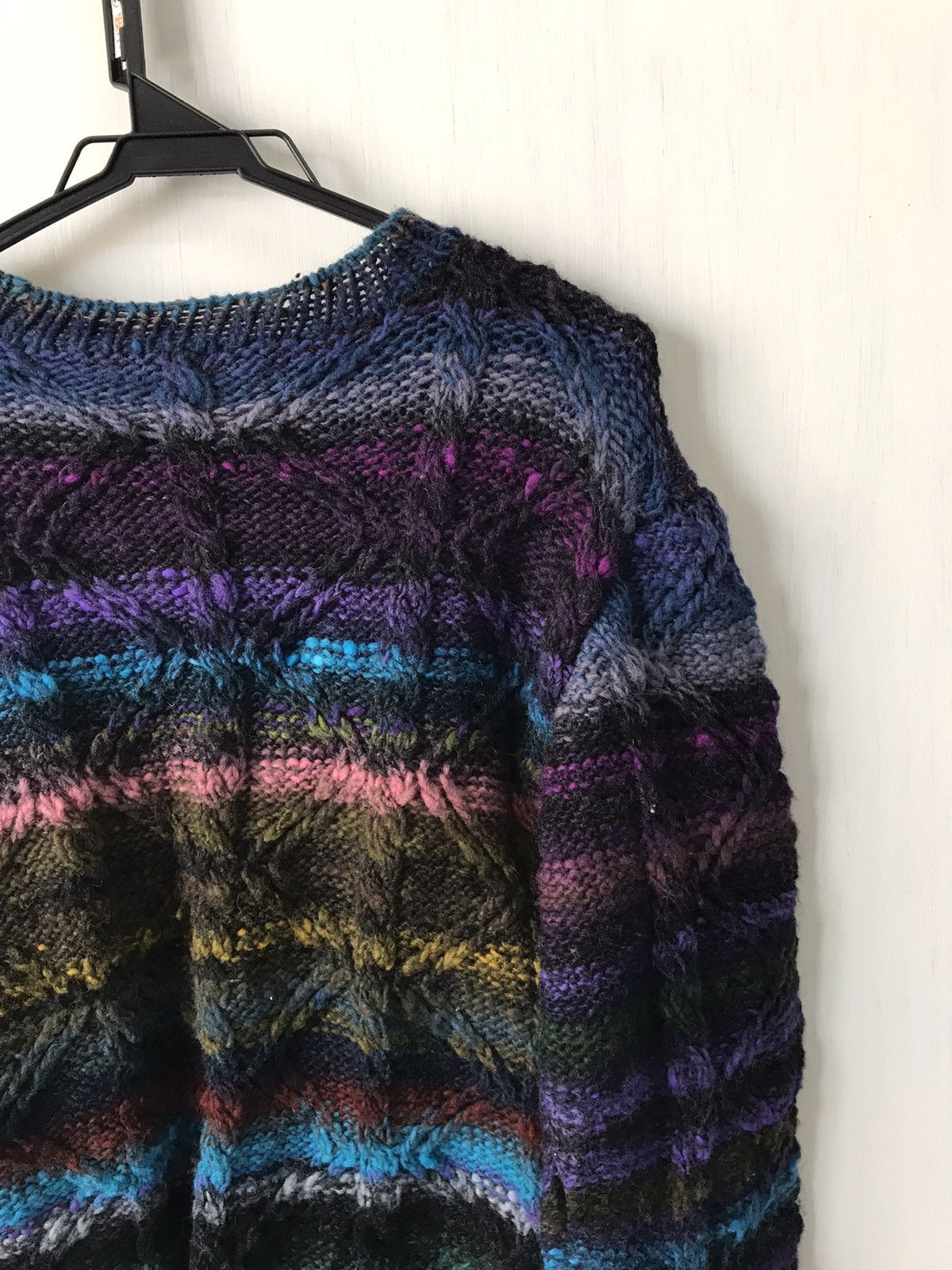 Art Comes First Nice Coloured Cable Knitwear Jumper Coogi Inspired Size US S / EU 44-46 / 1 - 8 Thumbnail