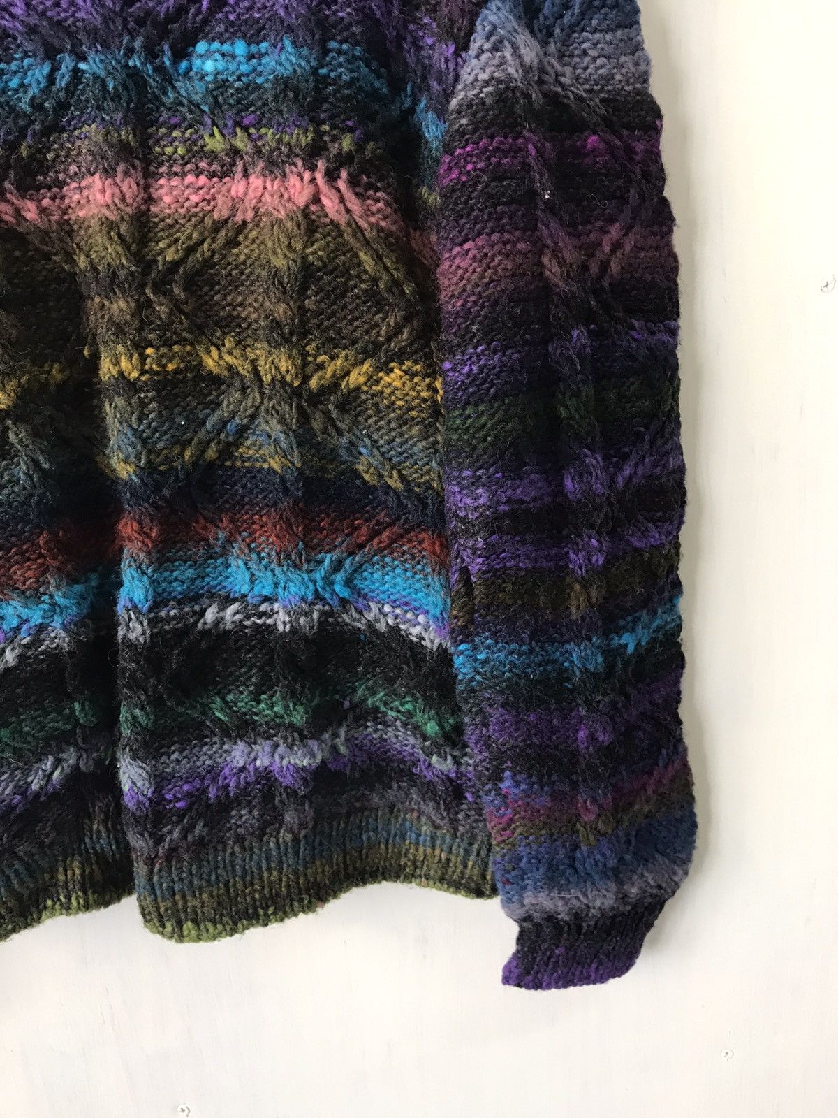 Art Comes First Nice Coloured Cable Knitwear Jumper Coogi Inspired Size US S / EU 44-46 / 1 - 9 Thumbnail