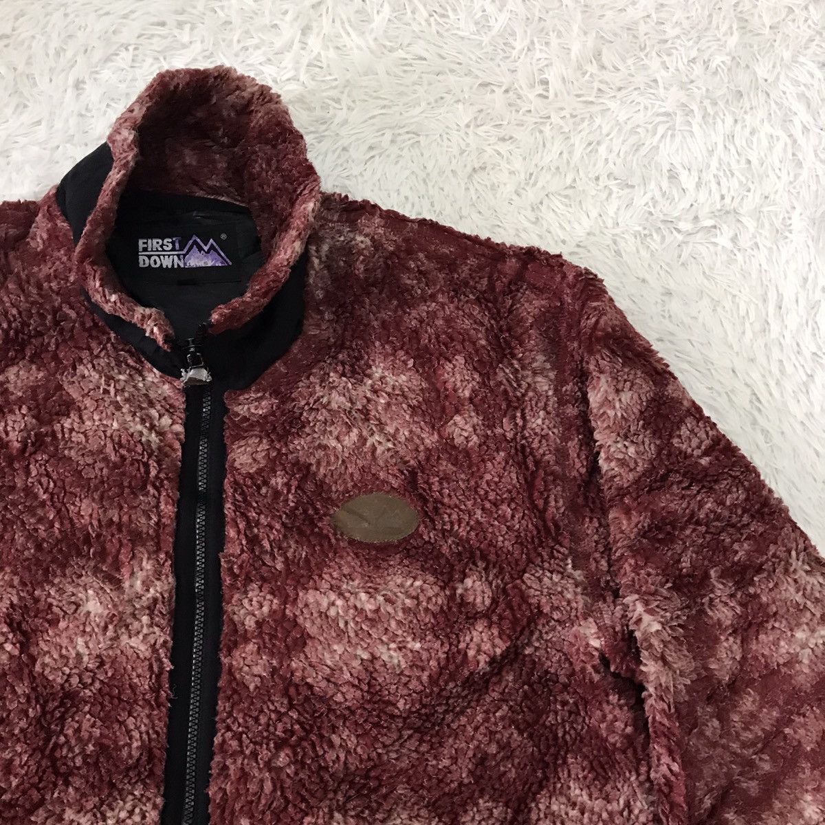 Japanese Brand 💥STEALS💥Cozy First Down Deep Pile Fleece Jacket Size US L / EU 52-54 / 3 - 5 Thumbnail