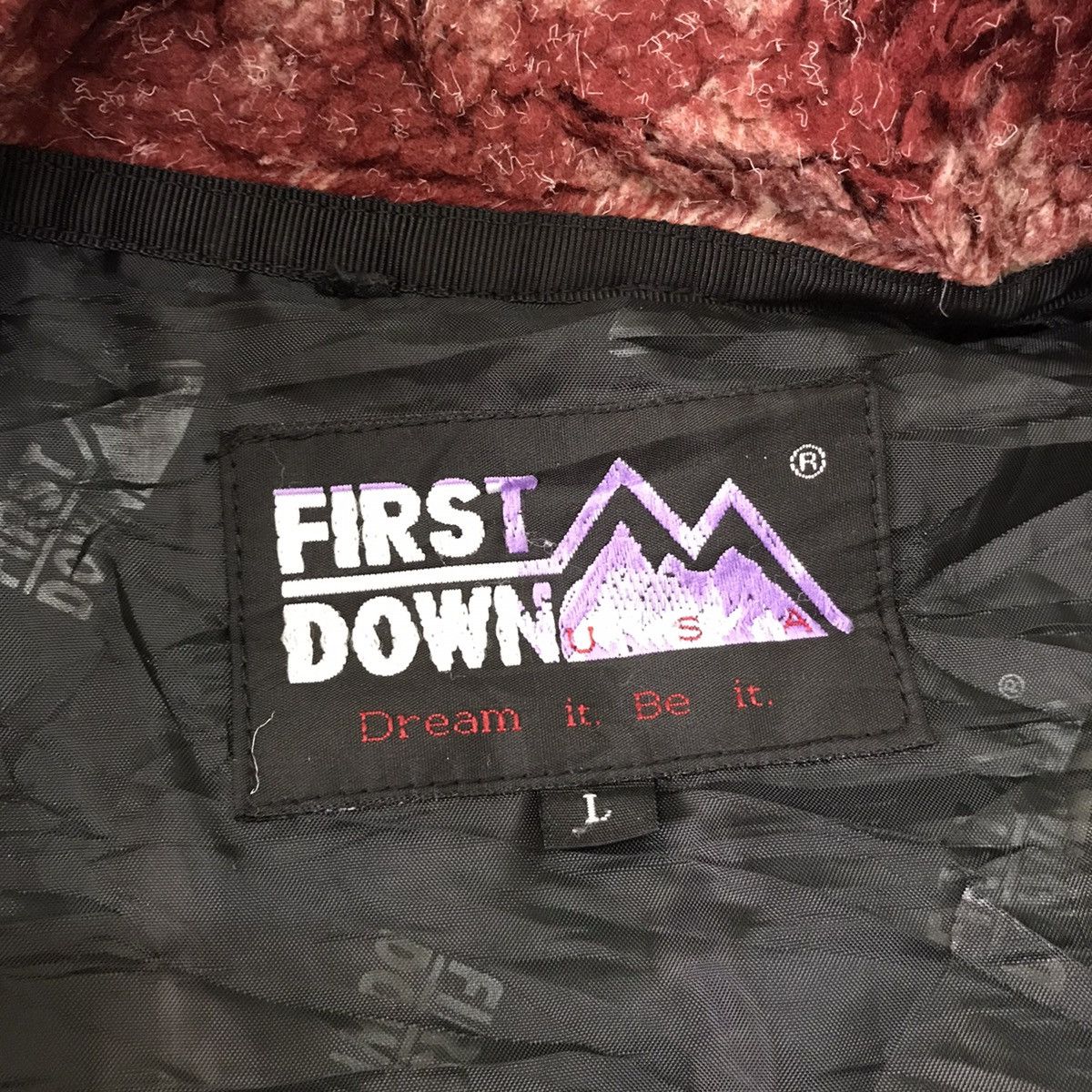 Japanese Brand 💥STEALS💥Cozy First Down Deep Pile Fleece Jacket Size US L / EU 52-54 / 3 - 18 Thumbnail