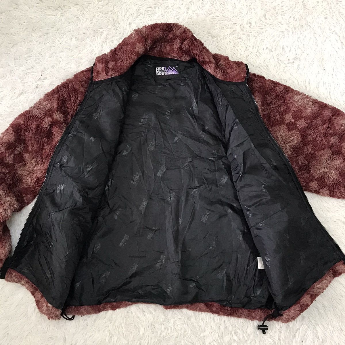Japanese Brand 💥STEALS💥Cozy First Down Deep Pile Fleece Jacket Size US L / EU 52-54 / 3 - 16 Thumbnail