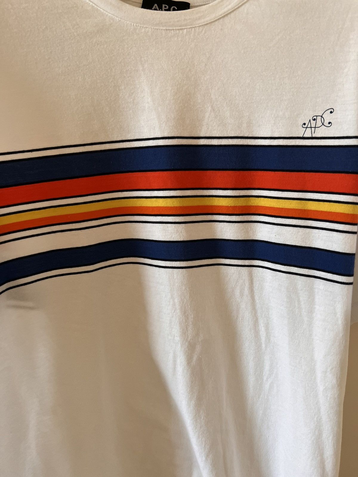 A.P.C. A.P.C. Logo t-shirt Size US XL / EU 56 / 4 - 4 Thumbnail