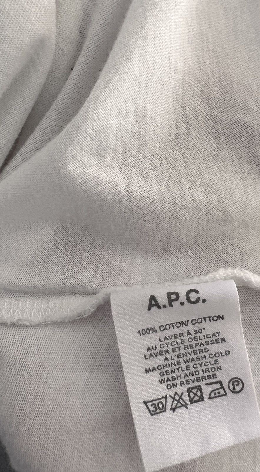 A.P.C. A.P.C. Logo t-shirt Size US XL / EU 56 / 4 - 5 Thumbnail