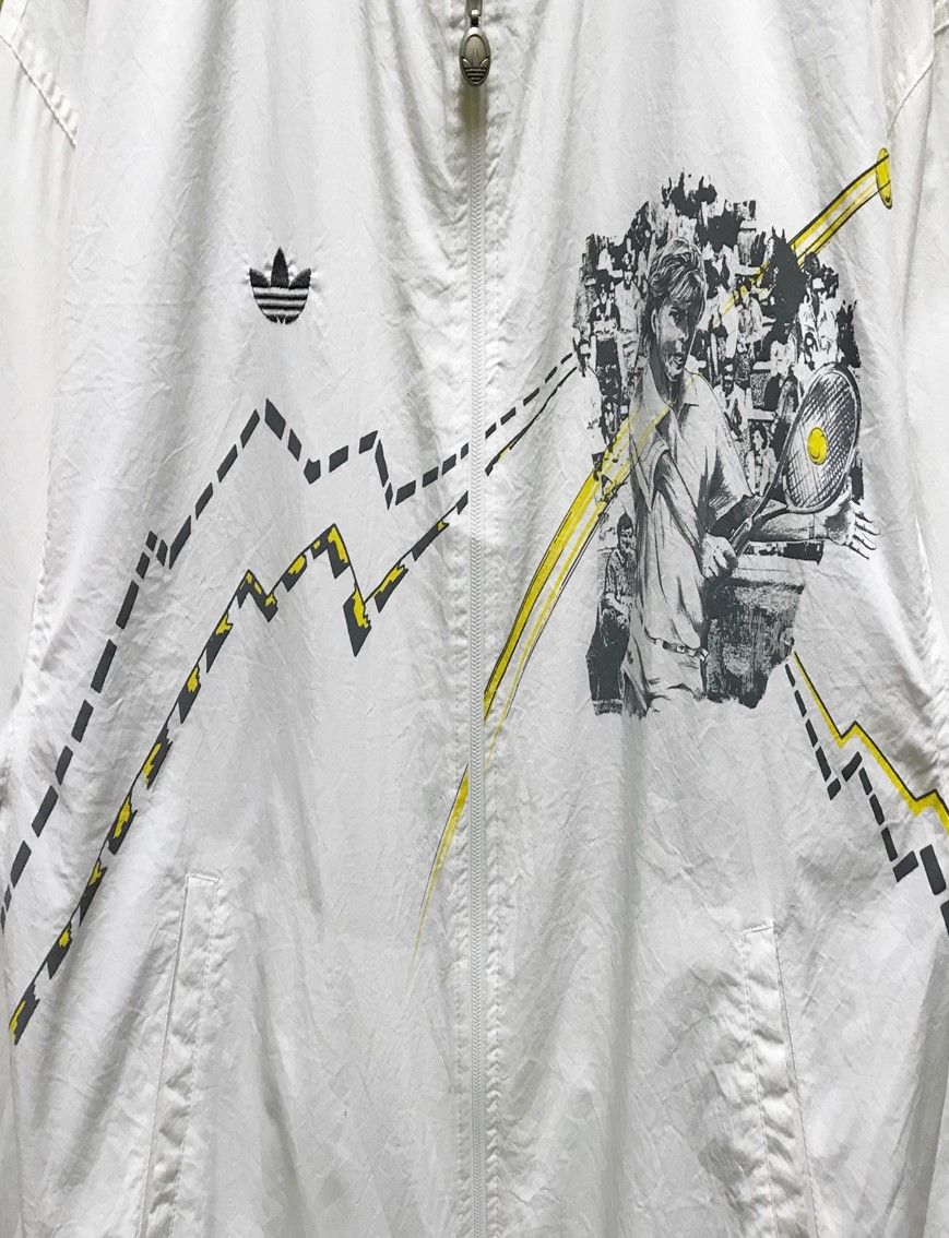 Adidas Vintage Adidas Stefan Edberg Tennis Tournament Jacket Size US M / EU 48-50 / 2 - 5 Thumbnail