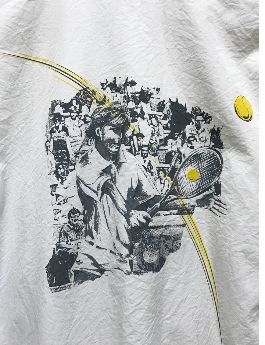 Adidas Vintage Adidas Stefan Edberg Tennis Tournament Jacket Size US M / EU 48-50 / 2 - 7 Thumbnail