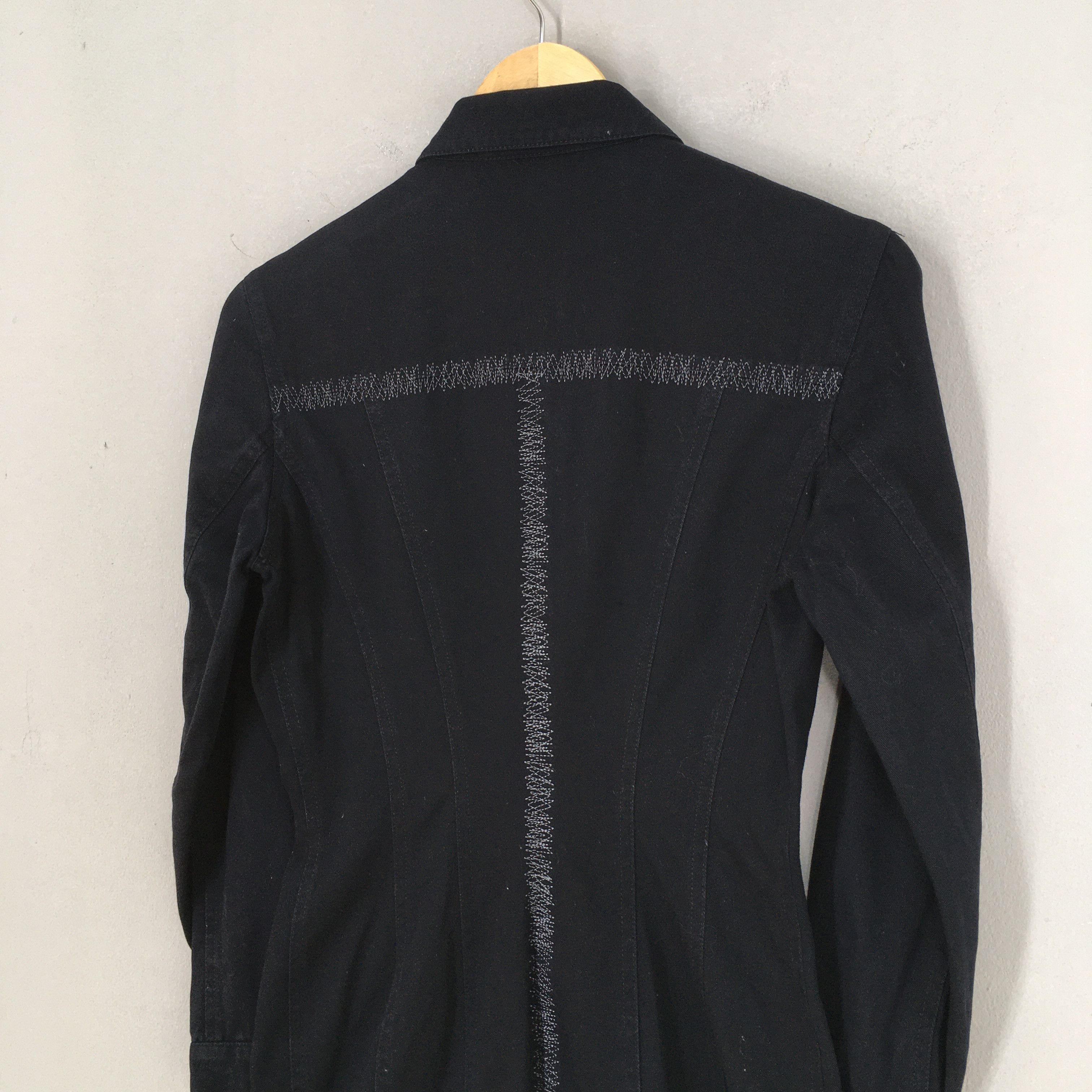 Jean Paul Gaultier × Vintage Junior Gaultier Jean Paul Denim Women Jacket XSmall Size XS / US 0-2 / IT 36-38 - 9 Thumbnail