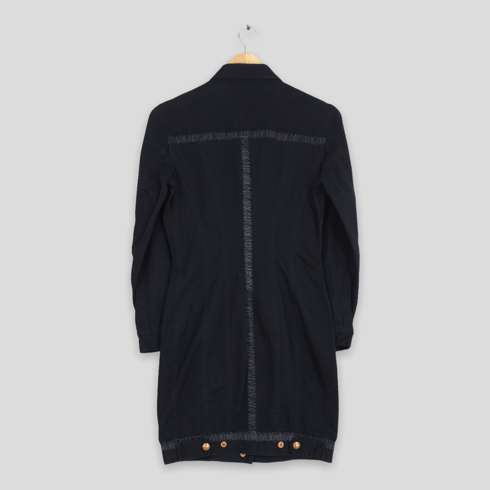 Jean Paul Gaultier × Vintage Junior Gaultier Jean Paul Denim Women Jacket XSmall Size XS / US 0-2 / IT 36-38 - 7 Thumbnail