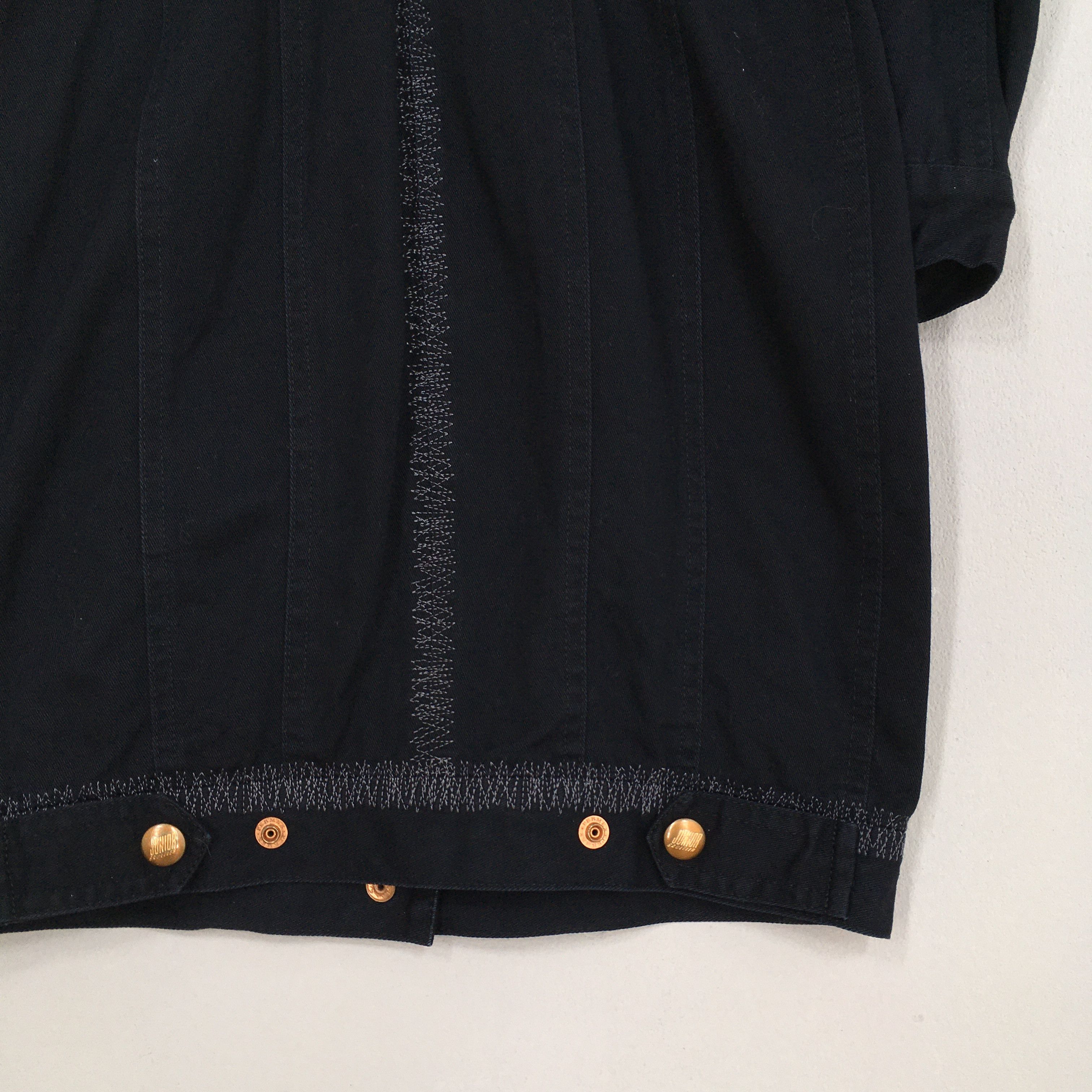 Jean Paul Gaultier × Vintage Junior Gaultier Jean Paul Denim Women Jacket XSmall Size XS / US 0-2 / IT 36-38 - 8 Thumbnail