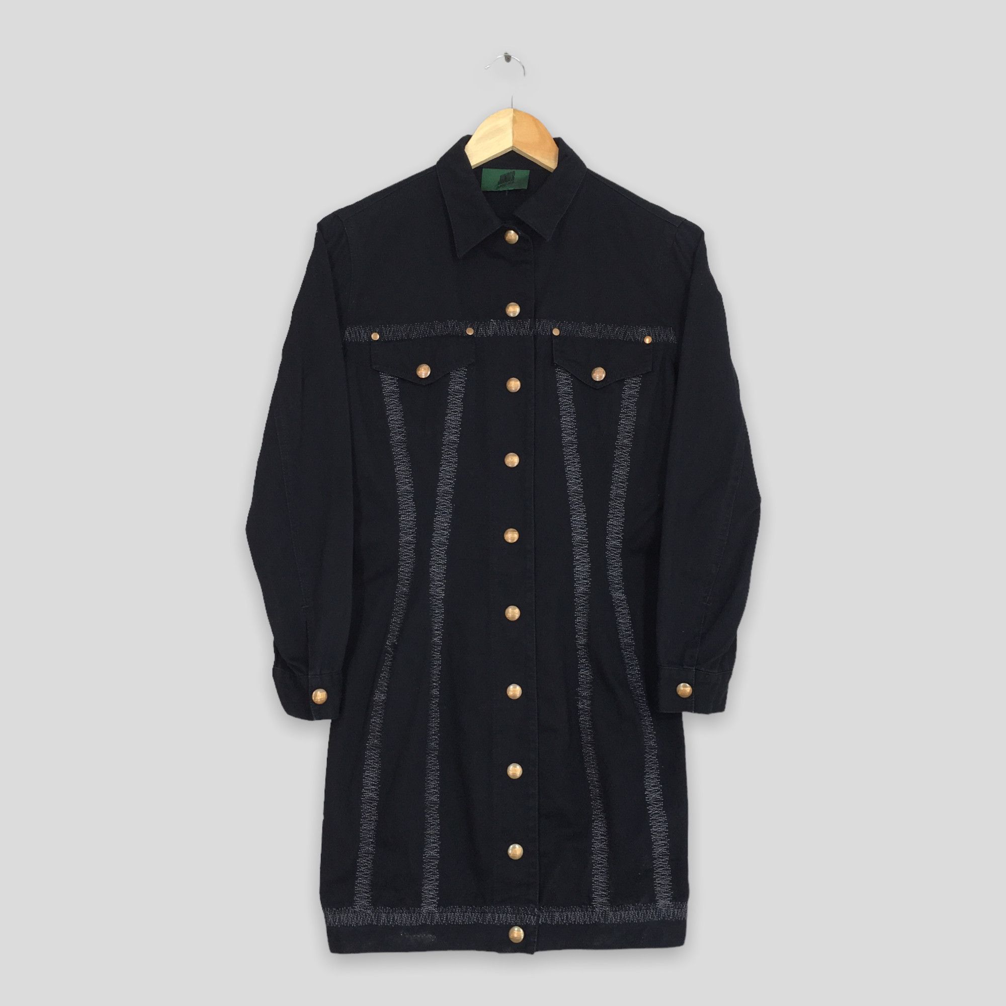 Jean Paul Gaultier × Vintage Junior Gaultier Jean Paul Denim Women Jacket XSmall Size XS / US 0-2 / IT 36-38 - 1 Thumbnail