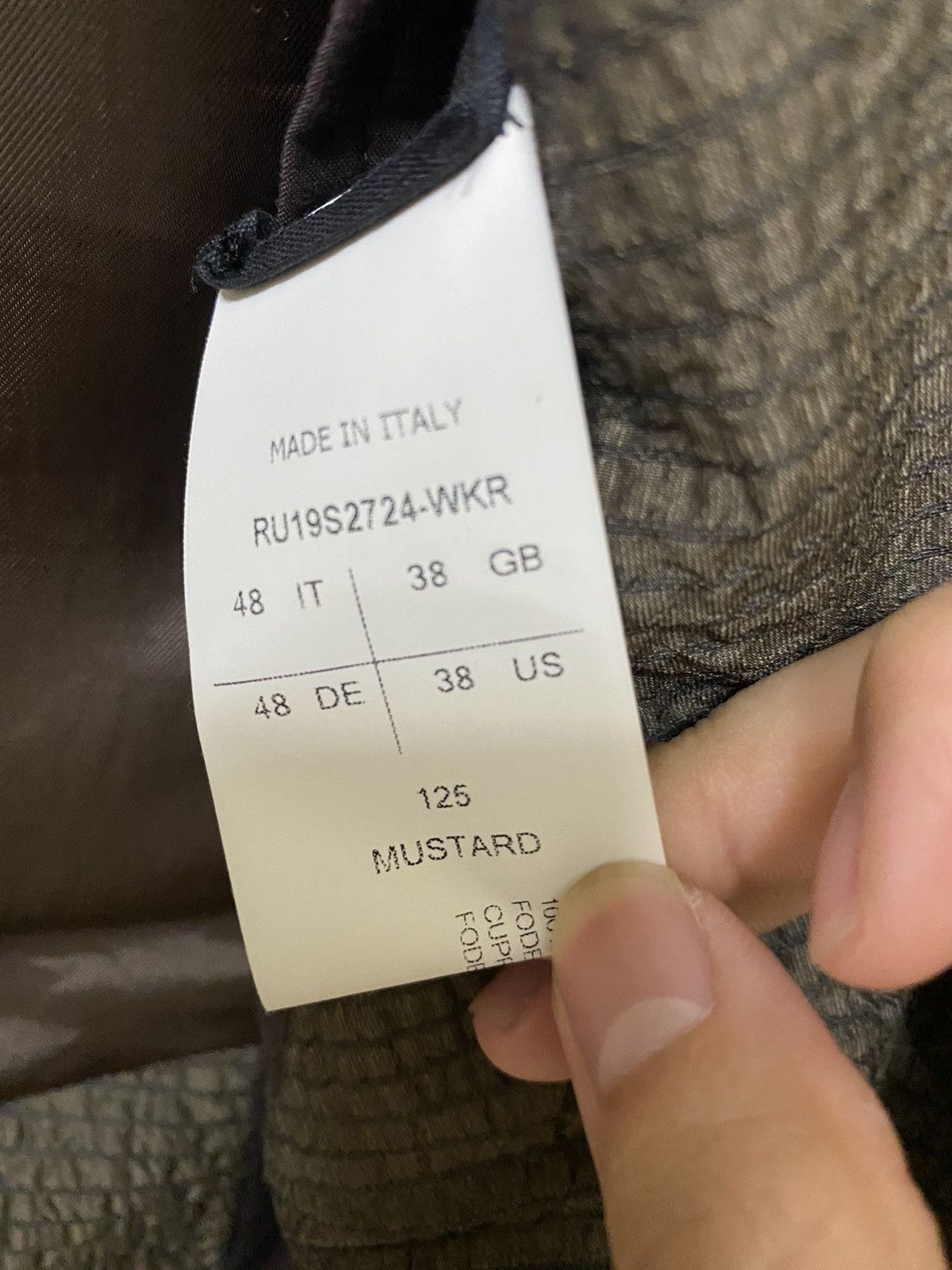 Rick Owens (Sold out)Rick Owens Babel SS19 blazer brown Size 48R - 7 Thumbnail
