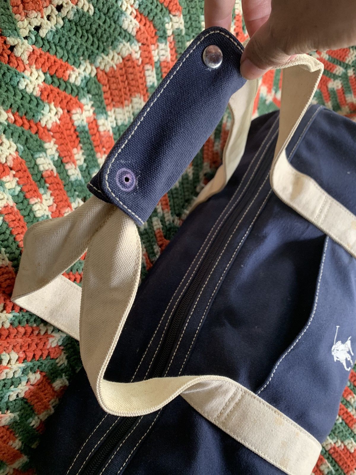 Polo Ralph Lauren RALPH LAUREN POLO DUFFLE BAG GYM CANVAS Size ONE SIZE - 14 Thumbnail