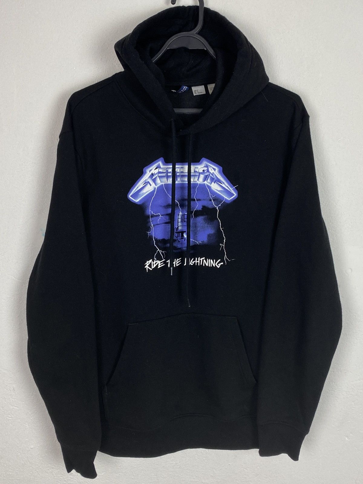 Metallica Metallica x H&M Ride The Lightning Hoodie In Black Grailed