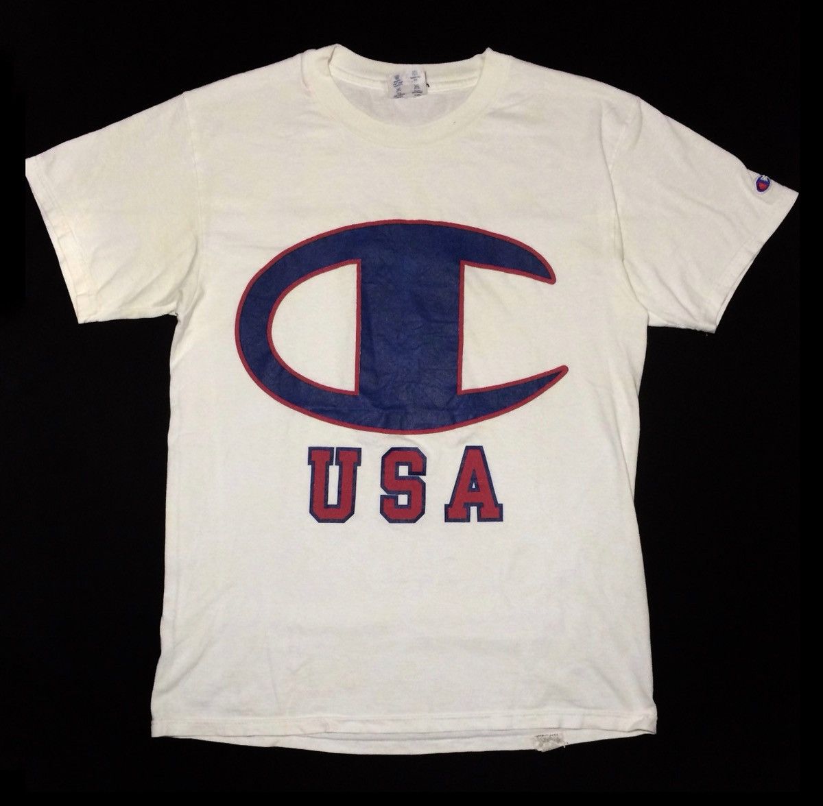 Champion × Vintage Vintage 90’s Big Logo Champion USA Tee Size US M / EU 48-50 / 2 - 1 Thumbnail