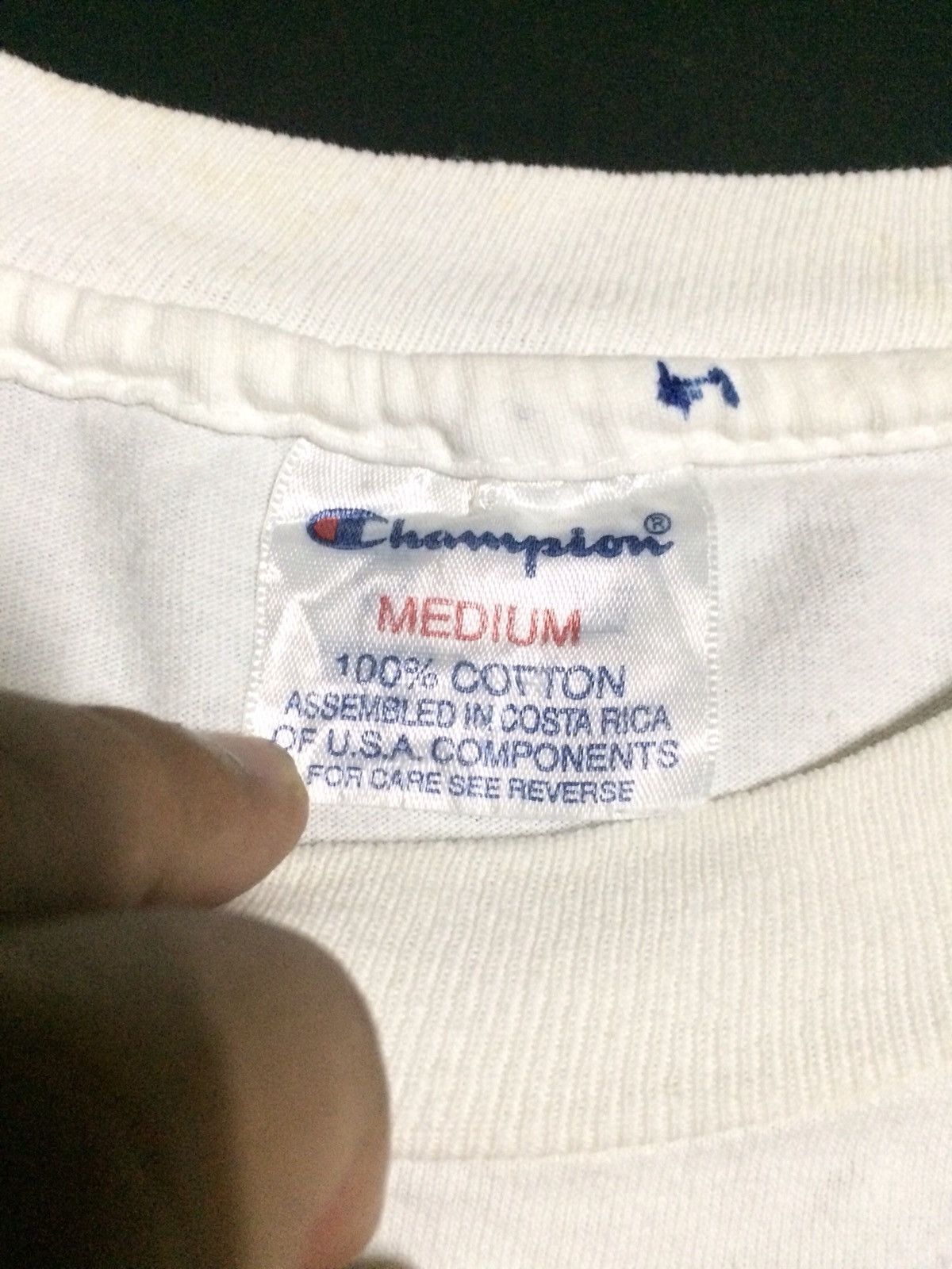 Champion × Vintage Vintage 90’s Big Logo Champion USA Tee Size US M / EU 48-50 / 2 - 2 Thumbnail