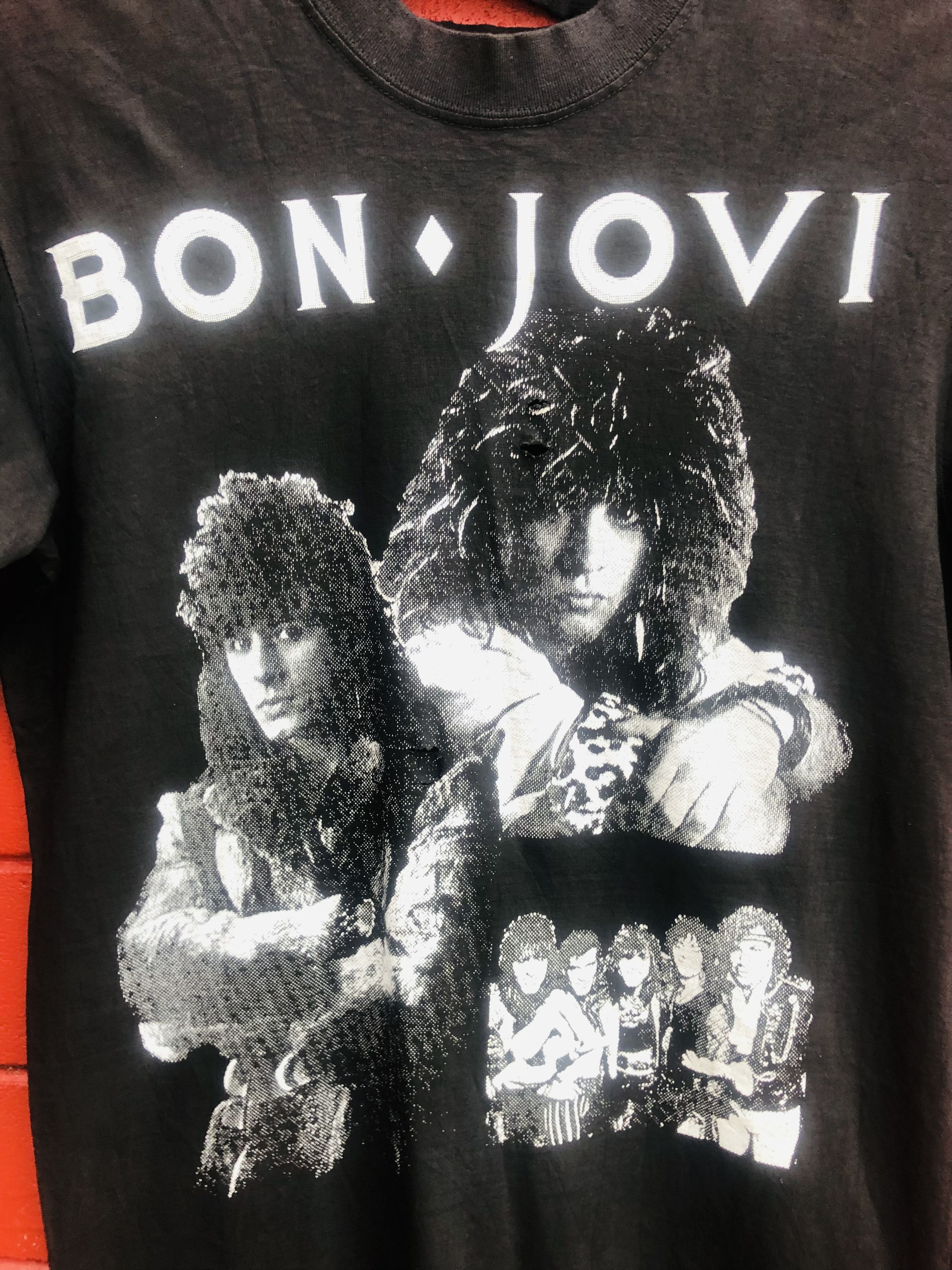 Band Tees × Vintage Vintage Bonjovi Band Music Streetwear Fashion Style Size US M / EU 48-50 / 2 - 7 Thumbnail