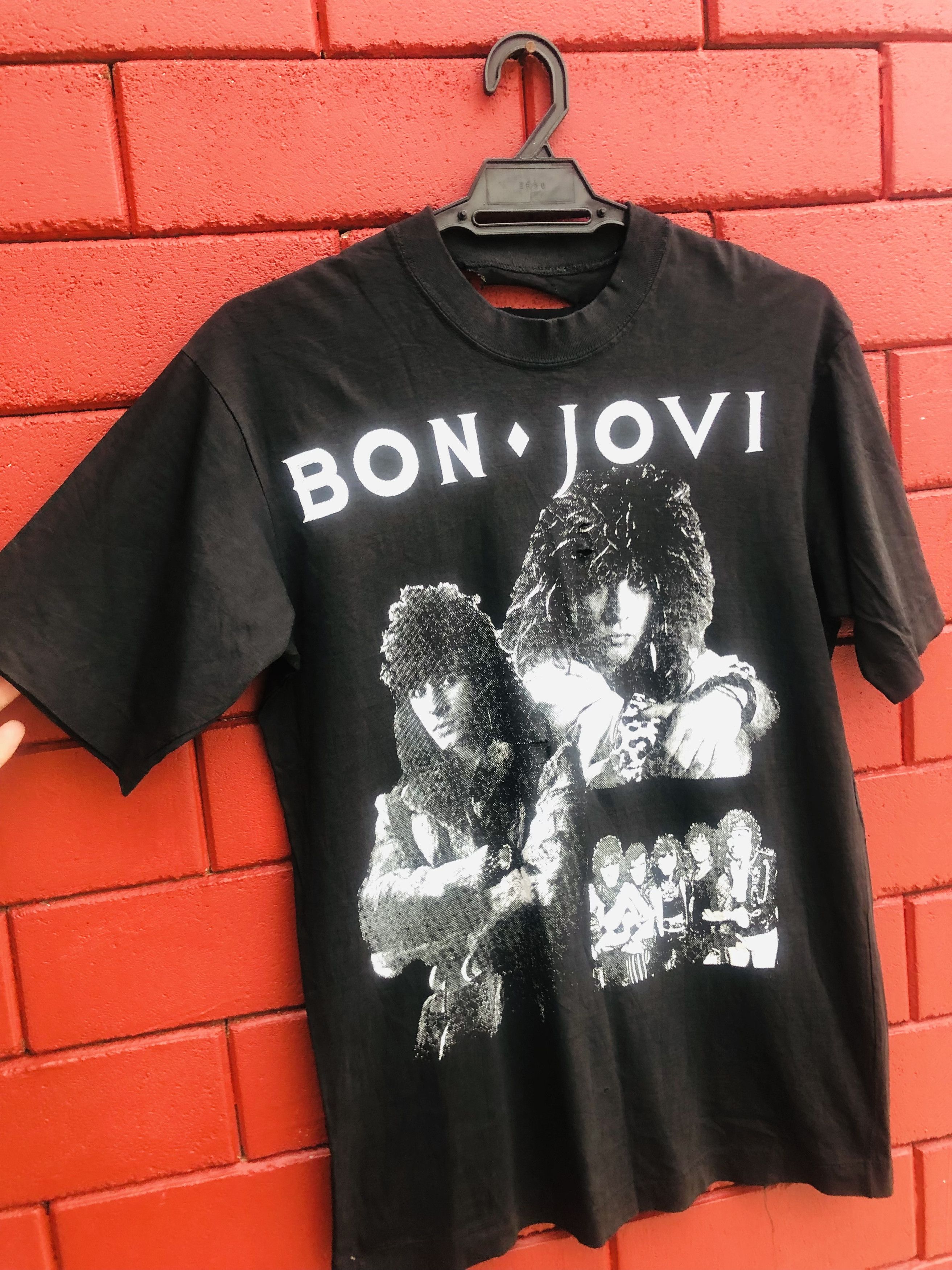 Band Tees × Vintage Vintage Bonjovi Band Music Streetwear Fashion Style Size US M / EU 48-50 / 2 - 3 Thumbnail