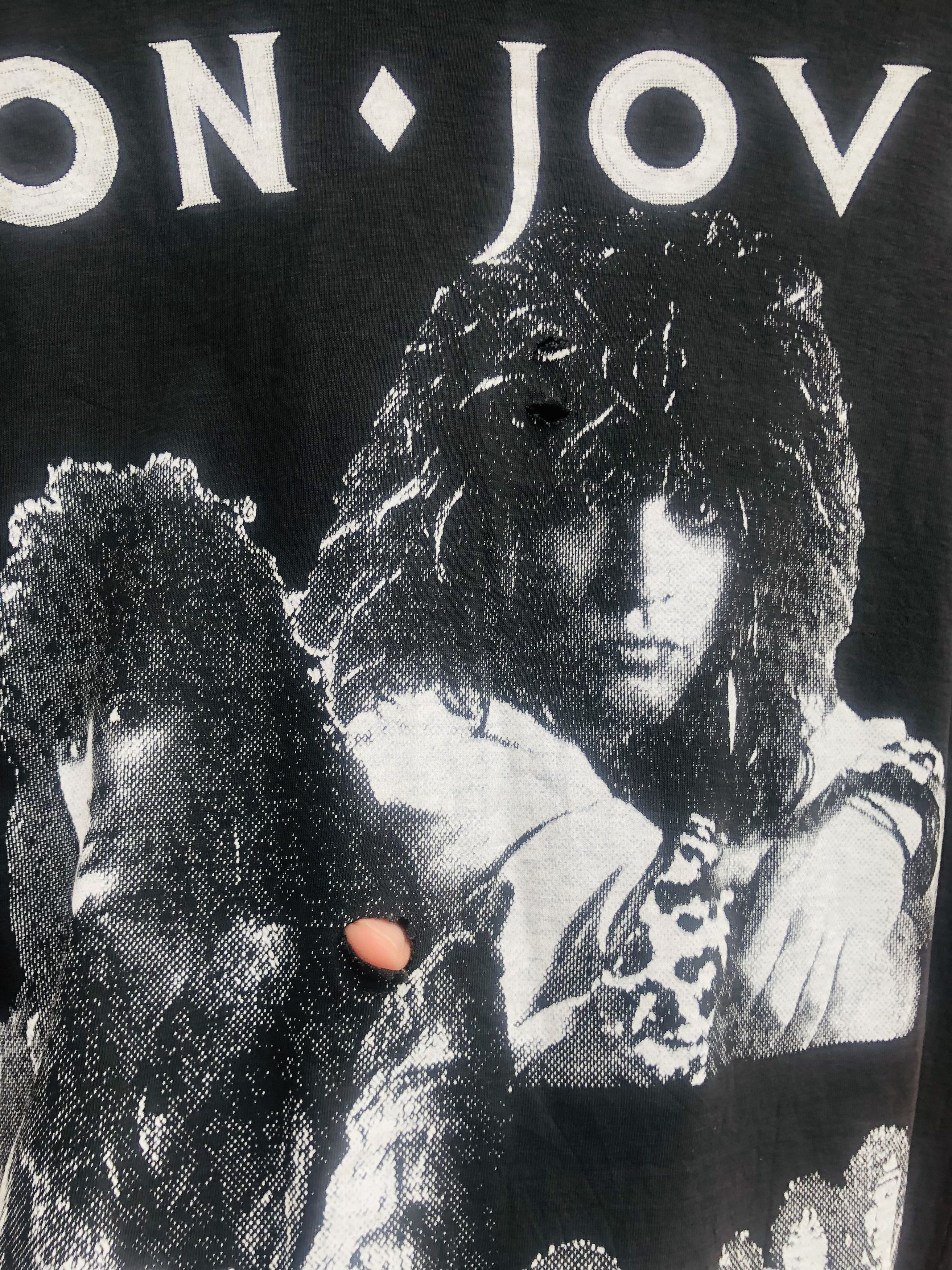 Band Tees × Vintage Vintage Bonjovi Band Music Streetwear Fashion Style Size US M / EU 48-50 / 2 - 5 Thumbnail