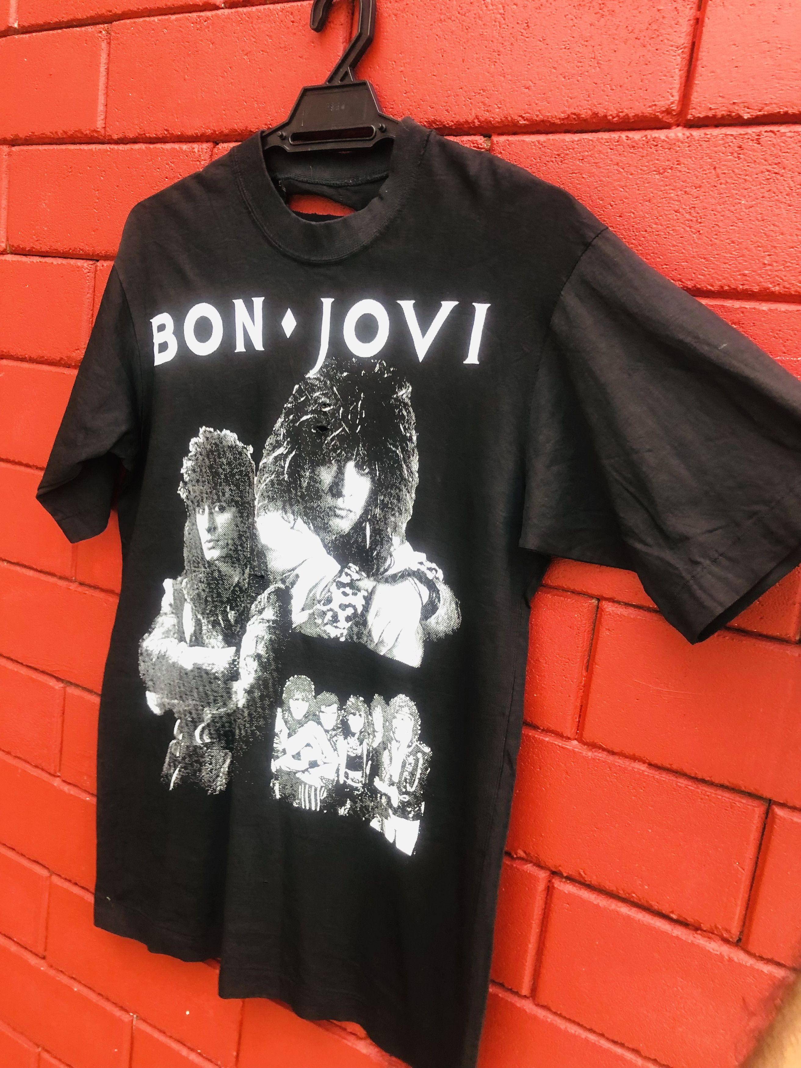 Band Tees × Vintage Vintage Bonjovi Band Music Streetwear Fashion Style Size US M / EU 48-50 / 2 - 4 Thumbnail