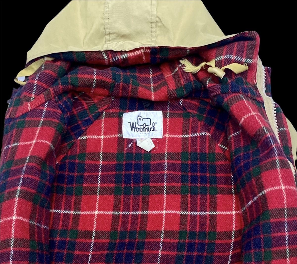 Vintage × Woolrich Woolen Mills 🔥 VINTAGE WOOLRICH WINTER HOODED PARKA USA 🔥🔥 Size US L / EU 52-54 / 3 - 17 Thumbnail