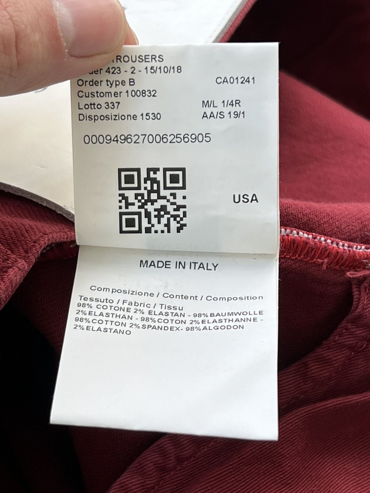 Calvin Klein 205W39NYC SS/19 Calvin Klein 205W39NYC Tie Dye Pants Size US 32 / EU 48 - 13 Thumbnail
